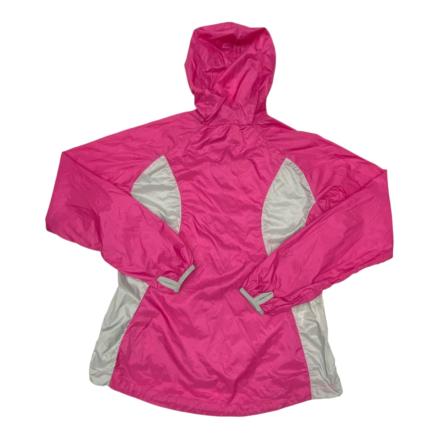 Athletic Jacket By Eddie Bauer In Pink, Size:M