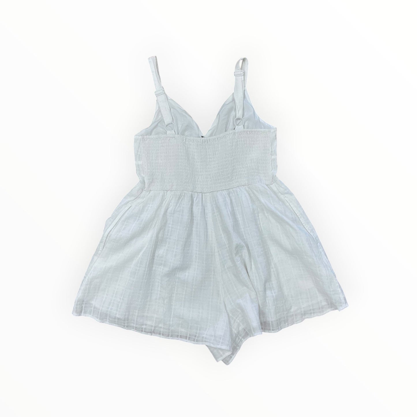 Romper By American Eagle In White, Size:L