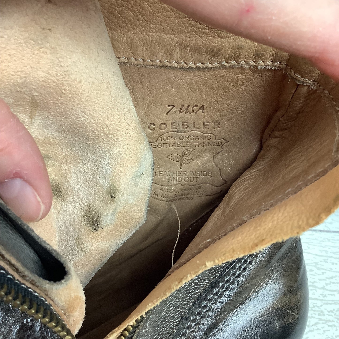 Boots Leather By Bed Stu In Brown, Size: 7