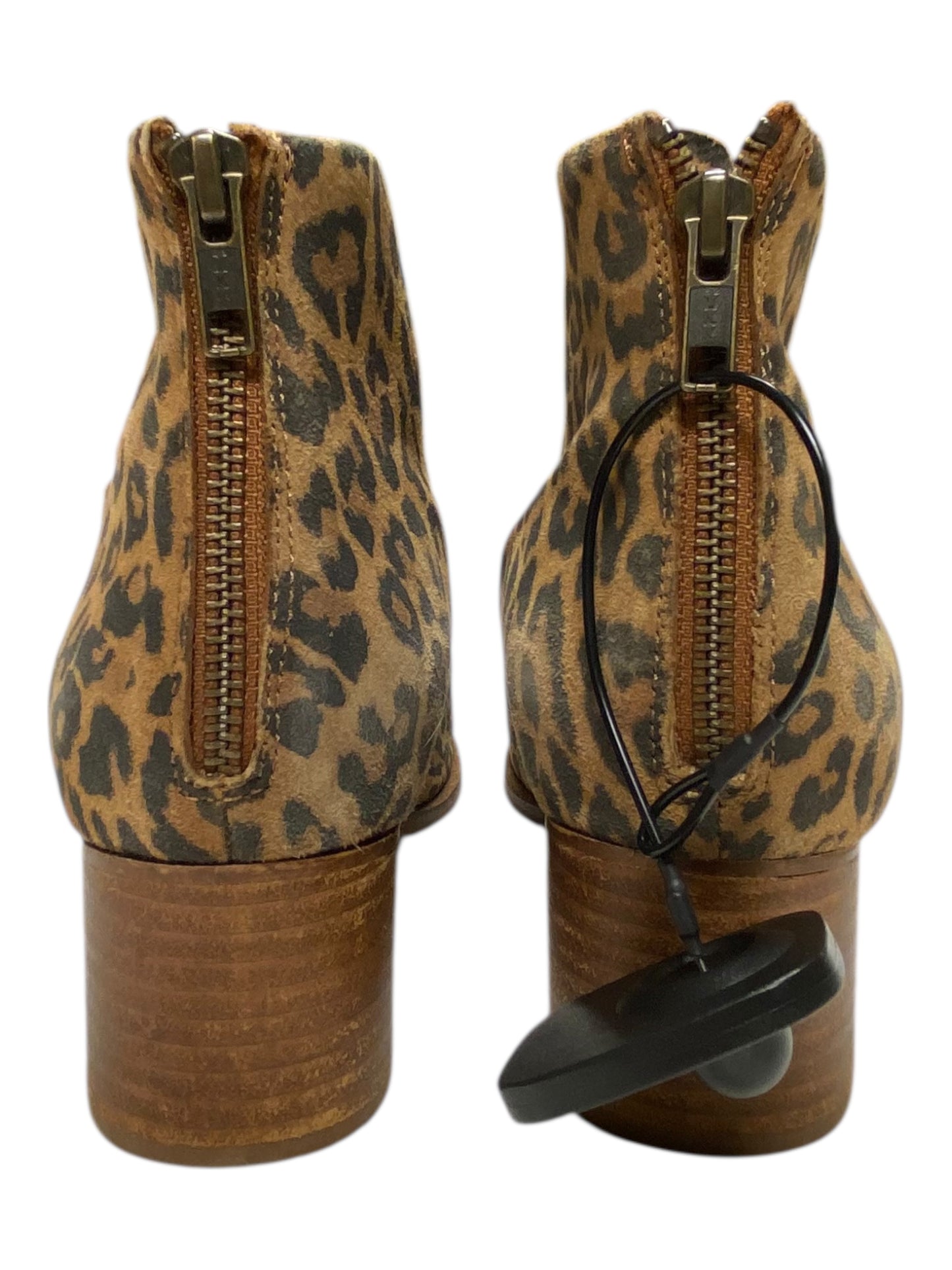 Boots Ankle Heels By Seychelles In Animal Print, Size:8