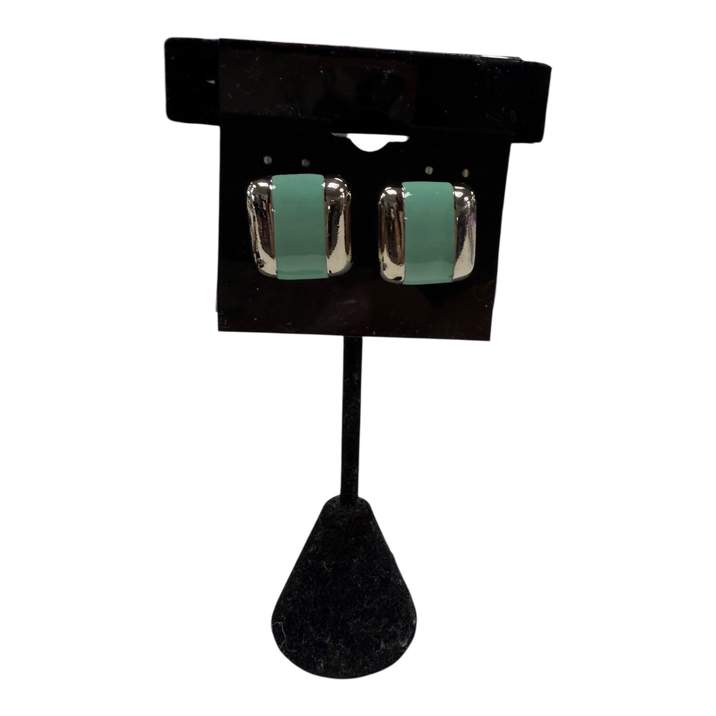 Earrings Stud In Aqua
