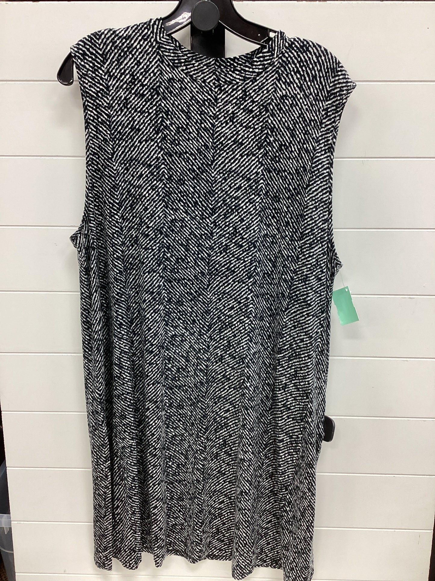 Dress Casual Midi By J. Jill In Grey, Size:Xl