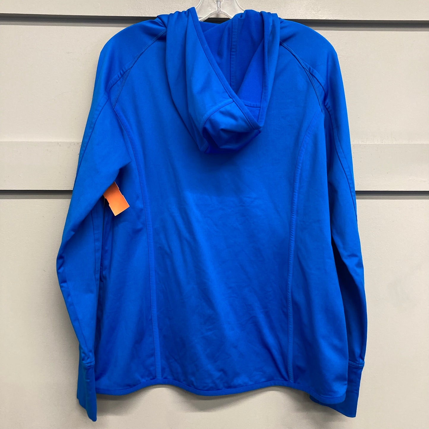 Athletic Top Ls Hoodie By Athleta In Blue, Size:L