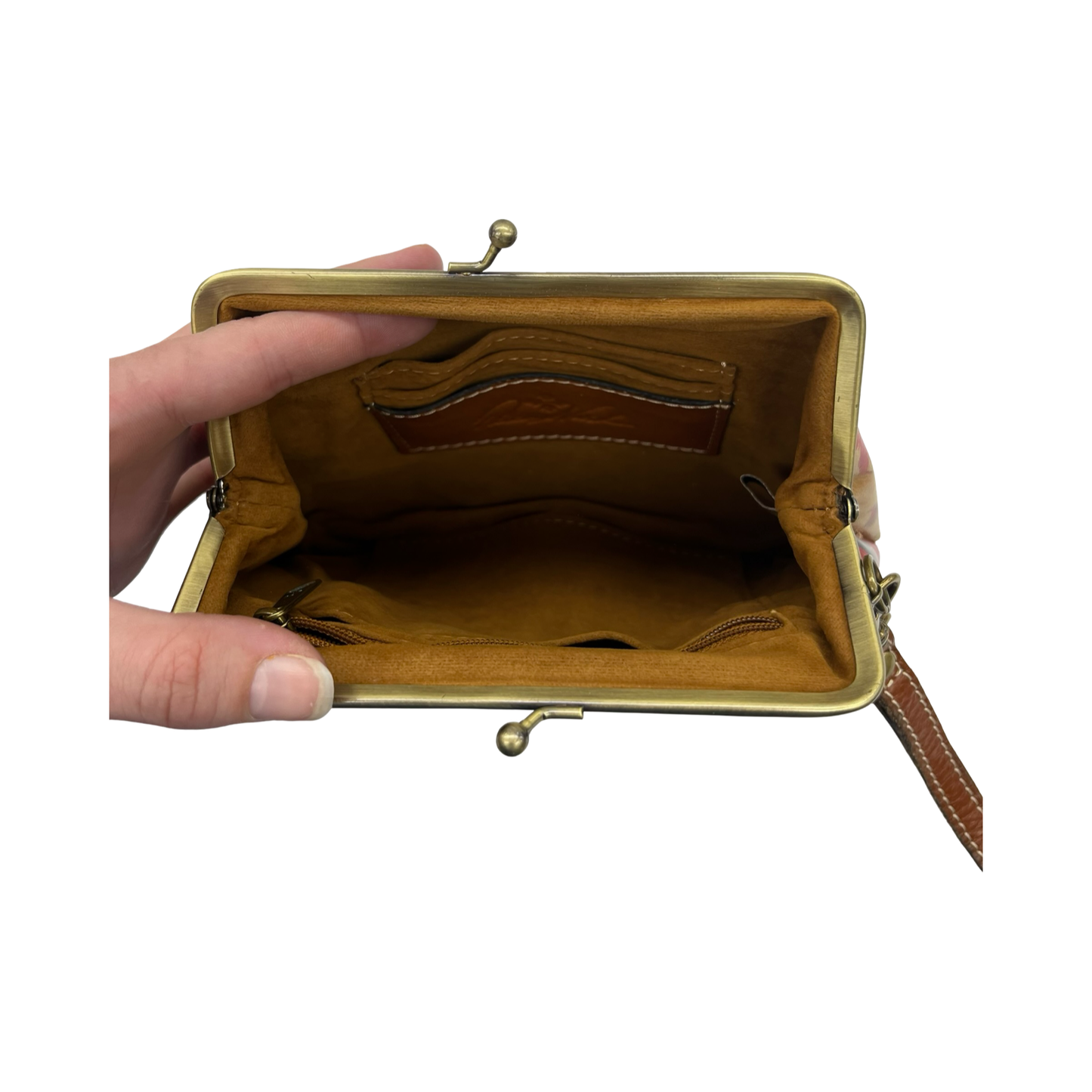 Wristlet Designer By Patricia Nash In Brown, Size:Large