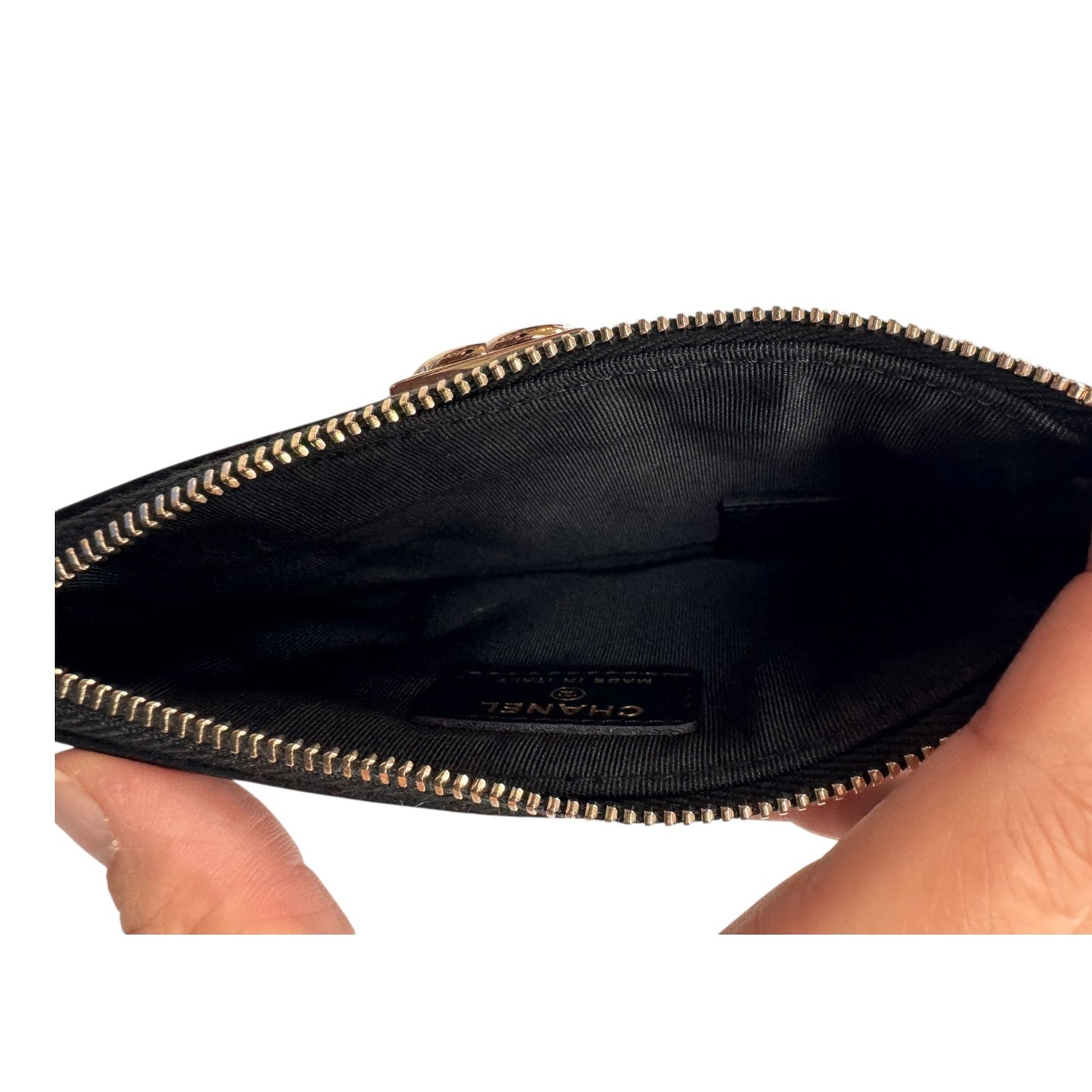 Wallet Luxury Designer By Chanel In Black, Size:Small