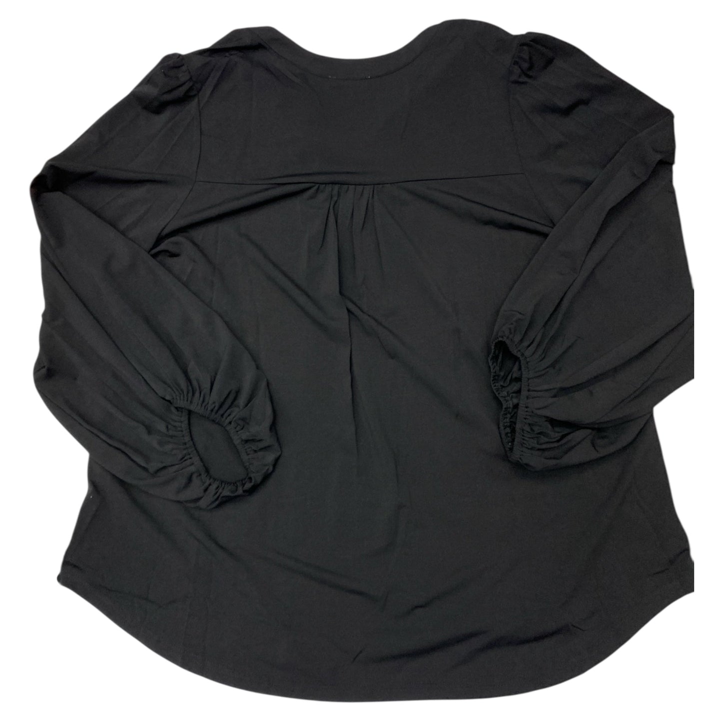 Top Ls By White Birch In Black, Size:2X