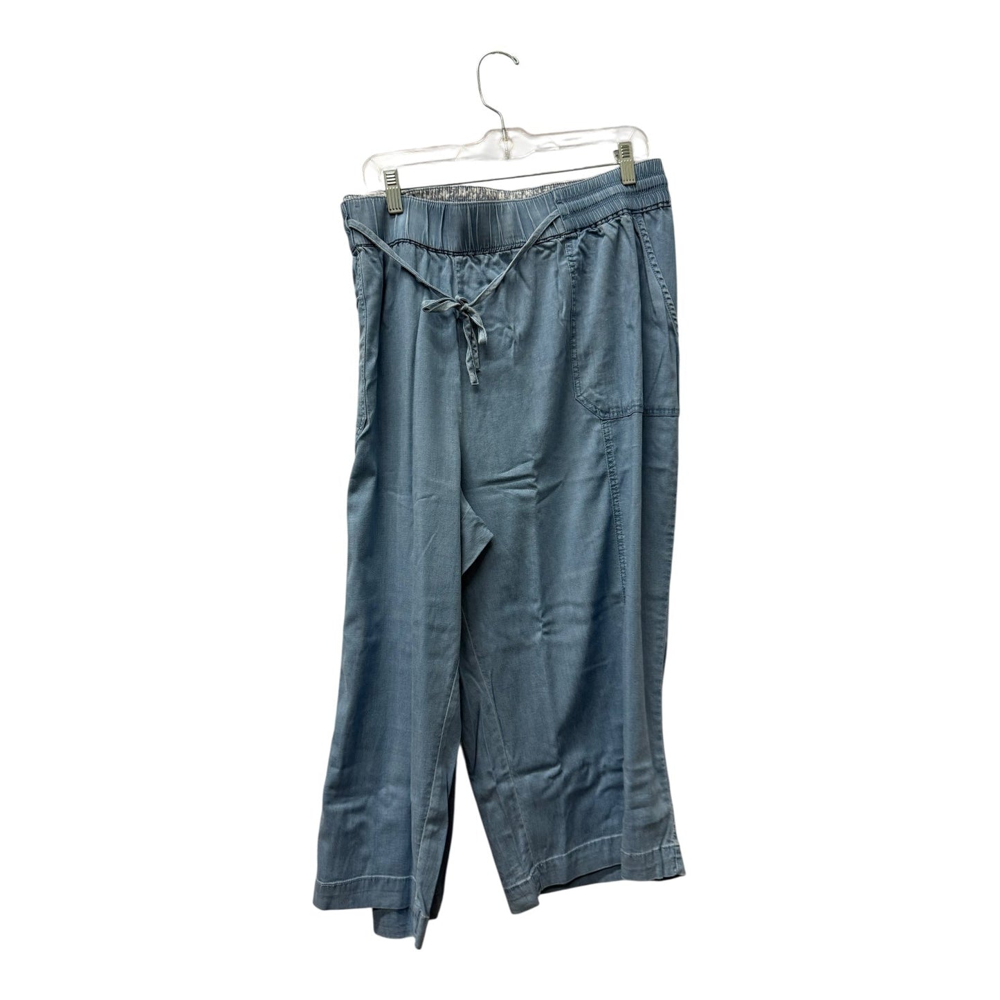 Capris By Any Body In Blue, Size:22P