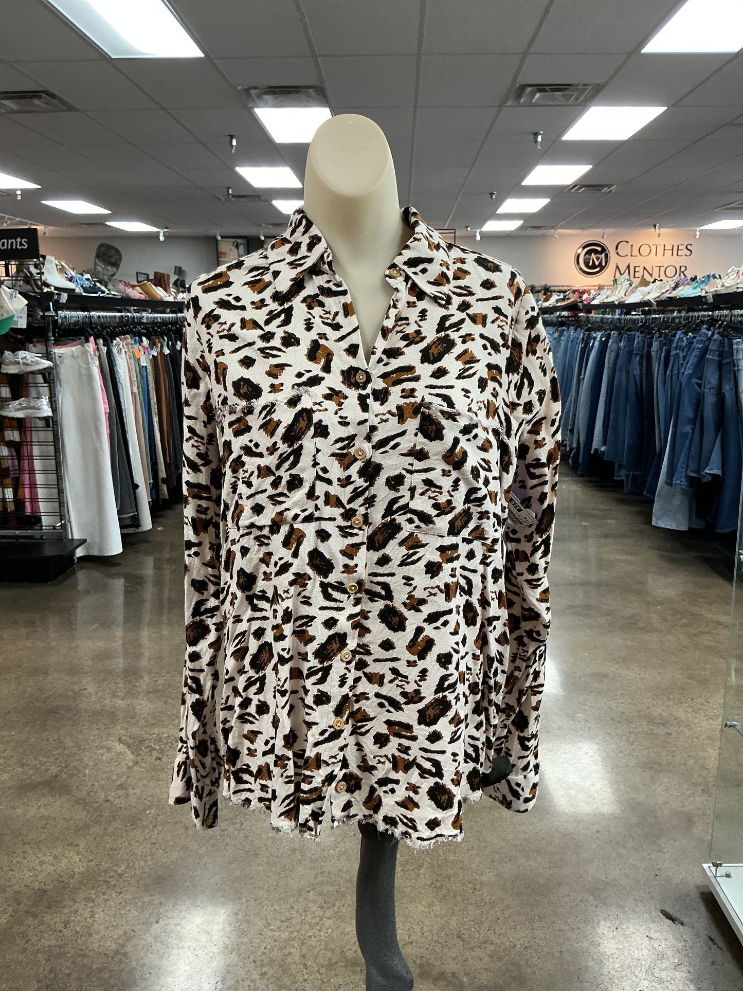 Top Ls By Show Me Your Mumu In Animal Print, Size:Xs