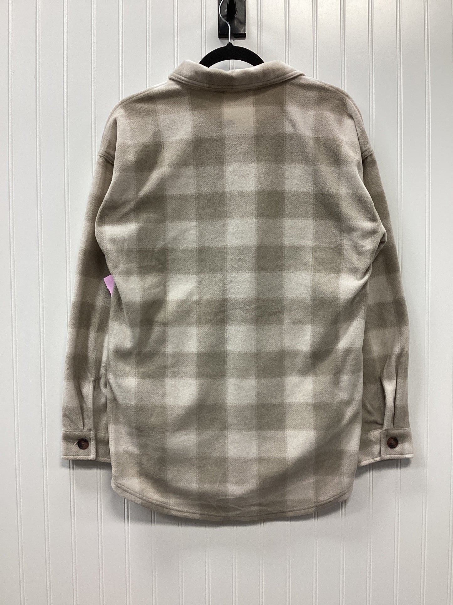 Jacket Shirt By Maurices In Cream, Size:S