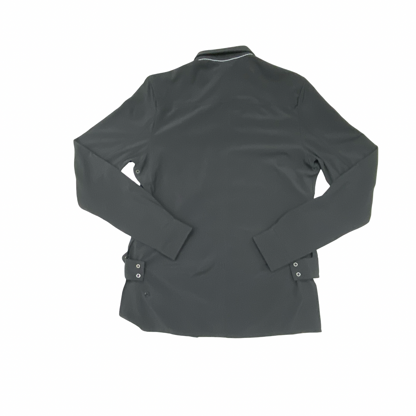 Athletic Top Ls Collar By Lululemon In Black, Size:8
