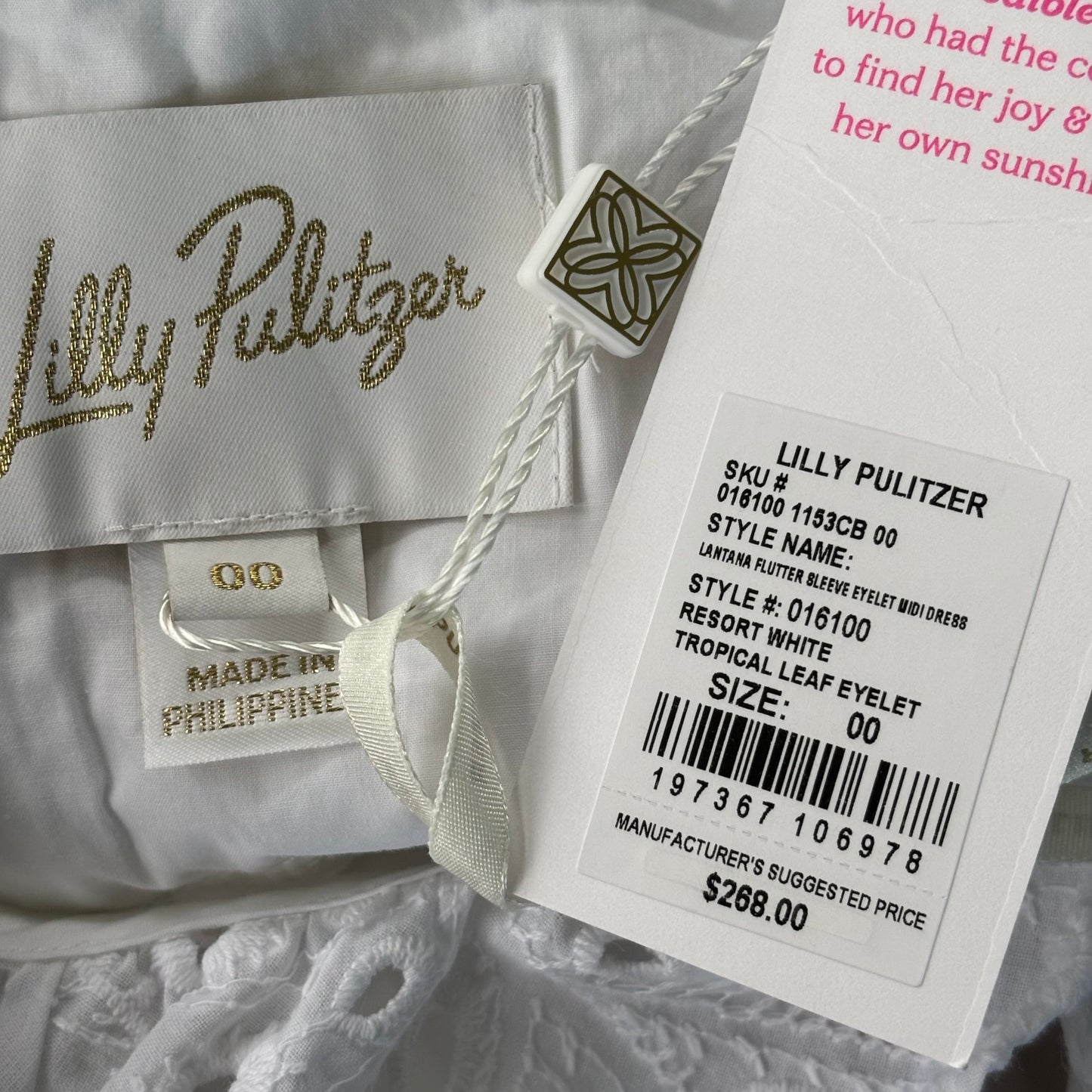 Dress Designer By Lilly Pulitzer In White, Size: Xxs