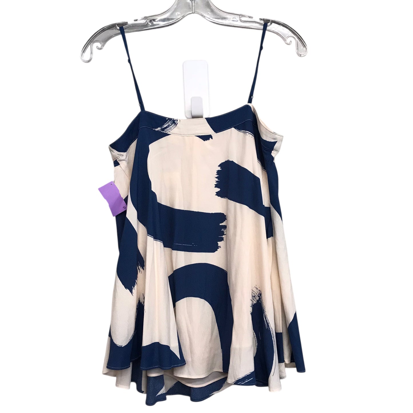 Tank Top By Maeve In Blue & White, Size:Xs