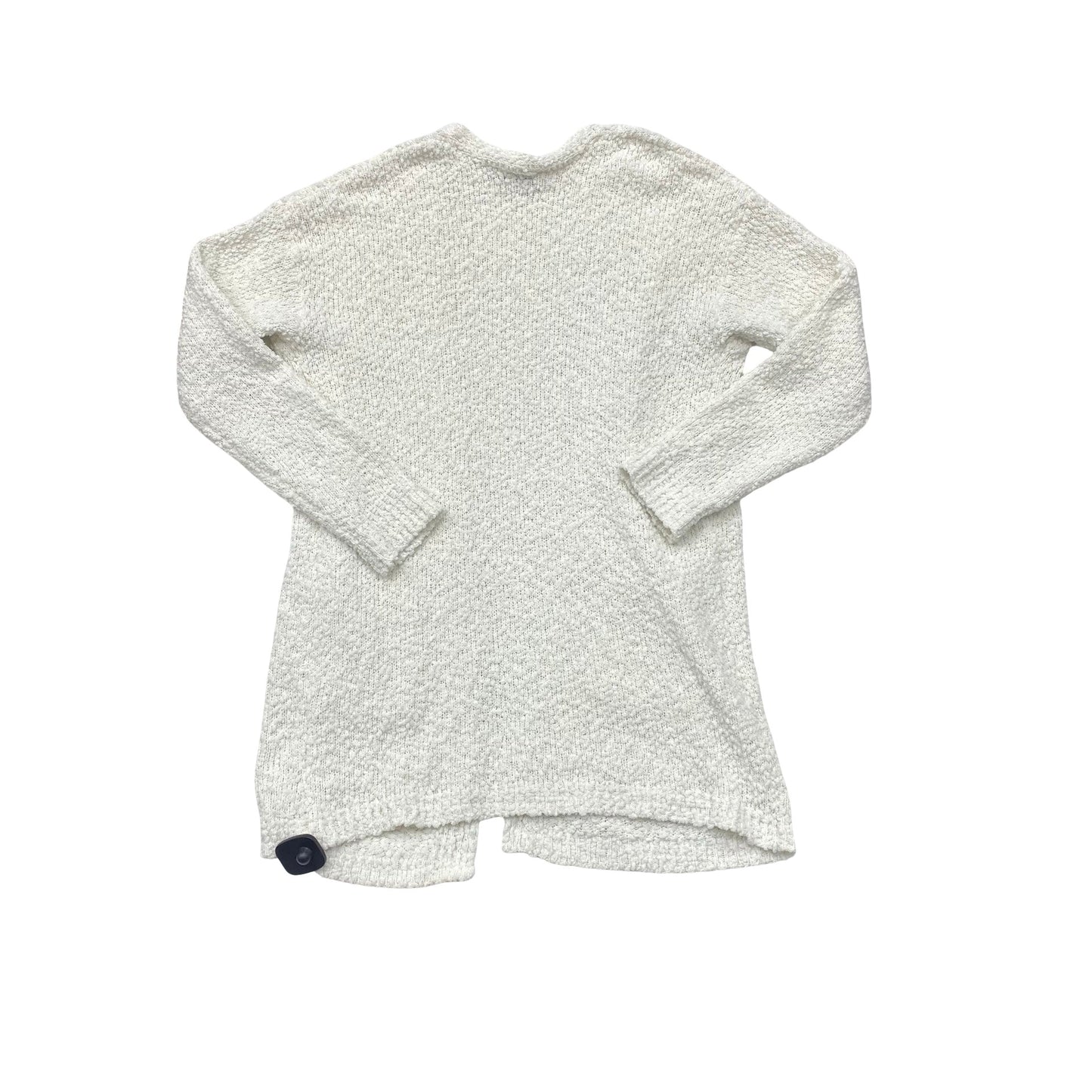 Sweater Cardigan By Bobeau In White, Size:Xl