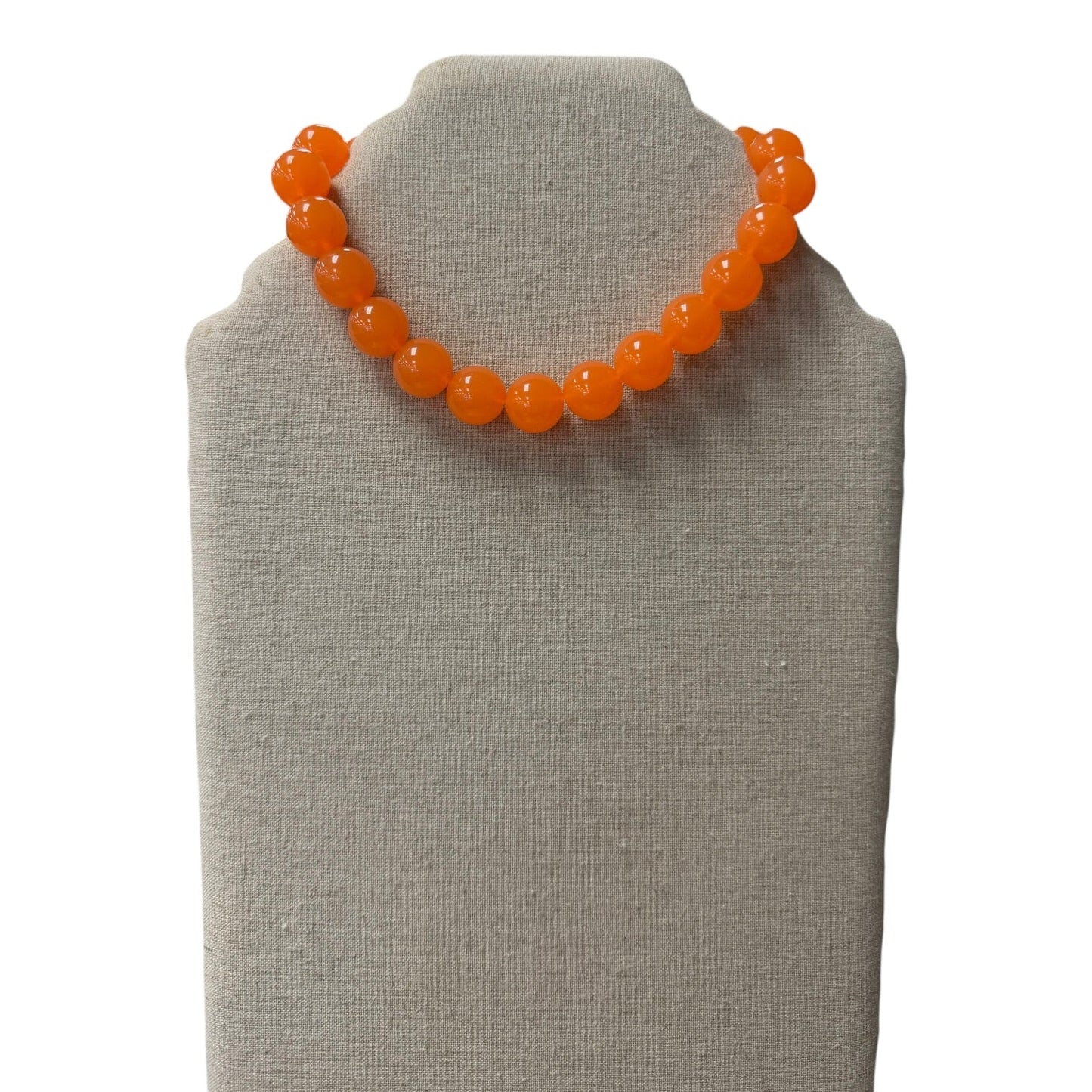 Necklace Statement By Cme In Orange