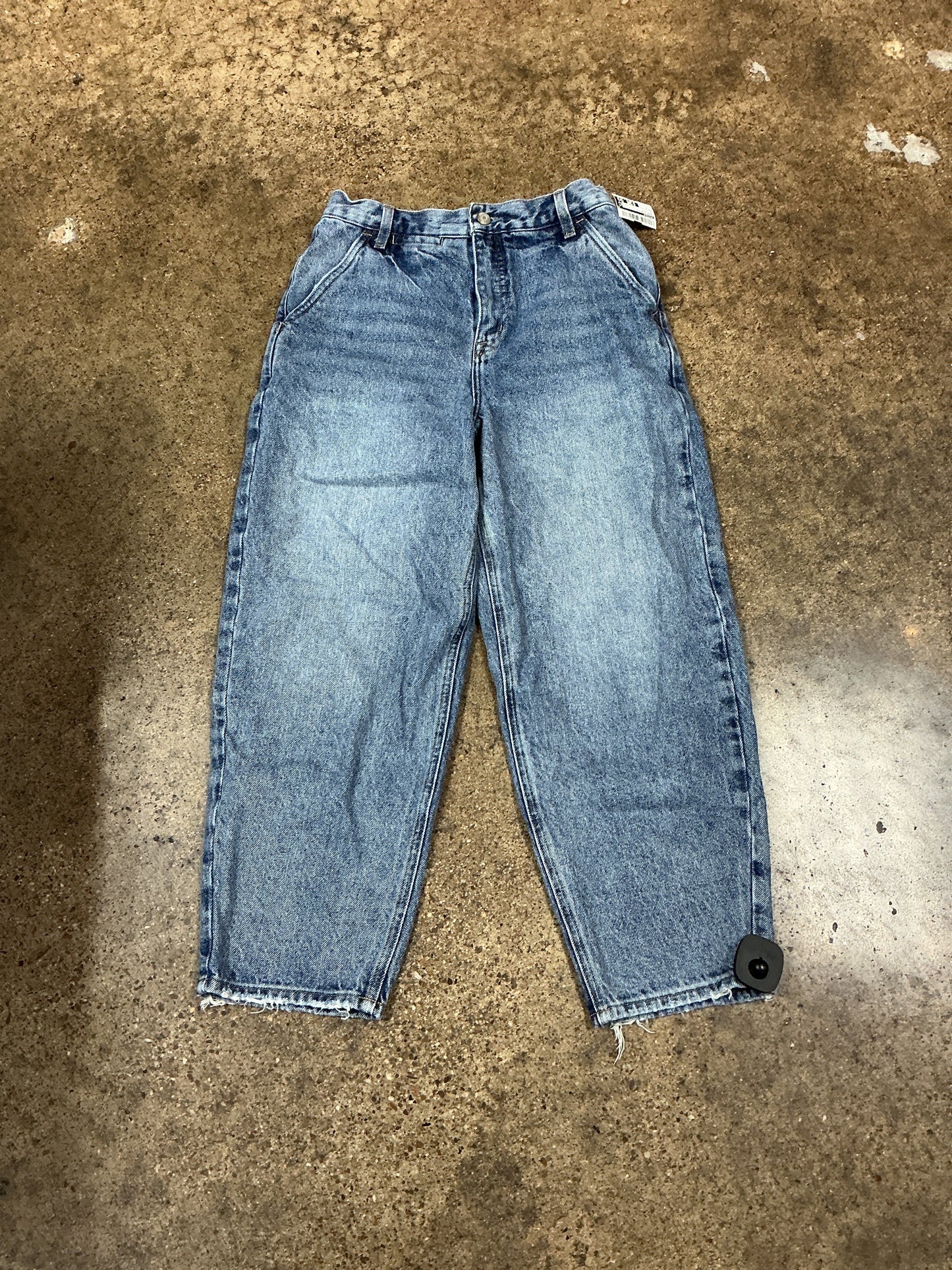 Jeans Straight By Pistola In Blue Denim, Size:2