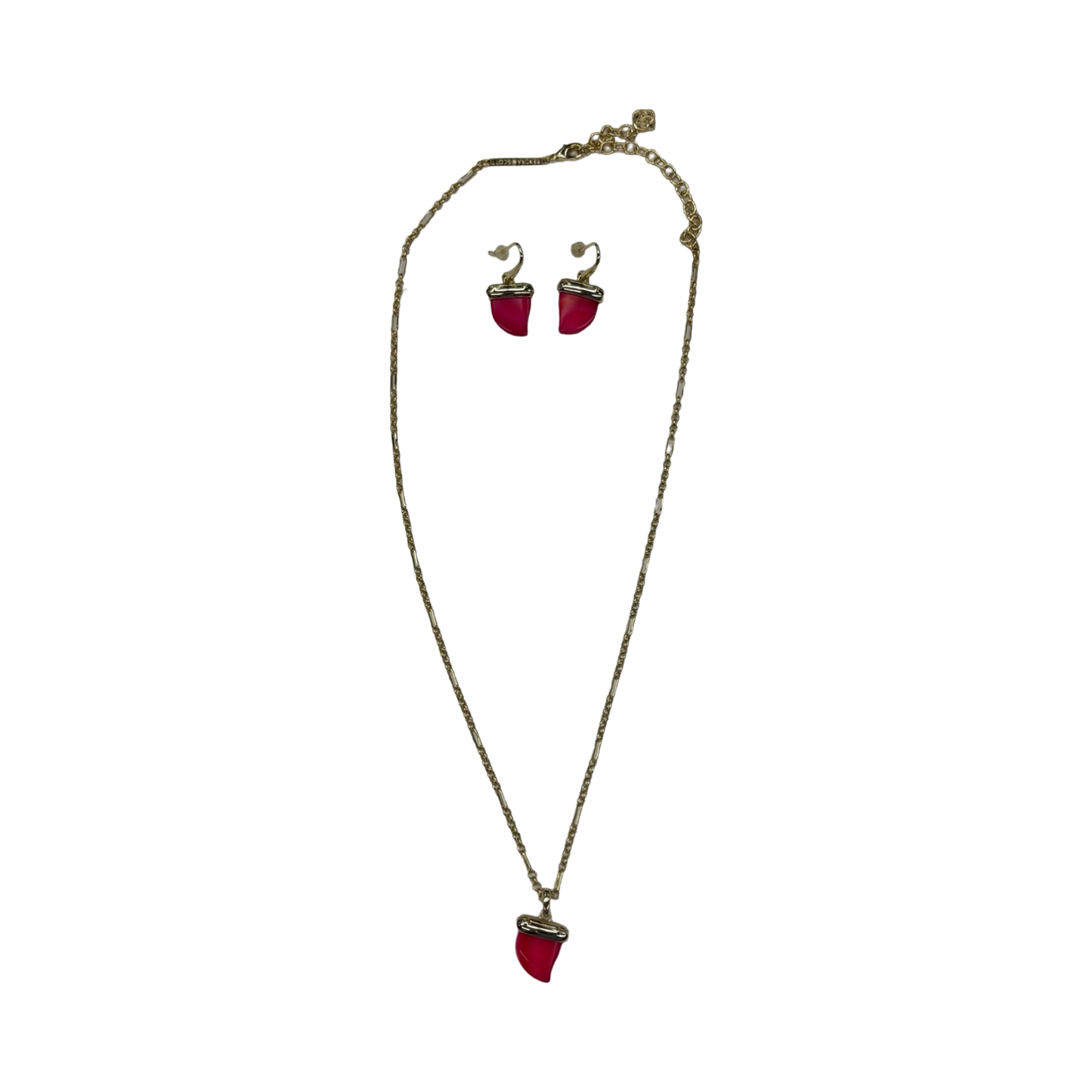 Necklace Set By Kendra Scott In Gold & Pink, Size:02 Piece Set