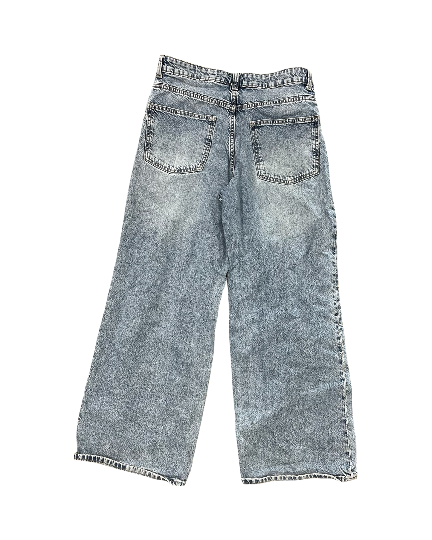 Jeans Wide Leg By Divided In Blue Denim, Size:6