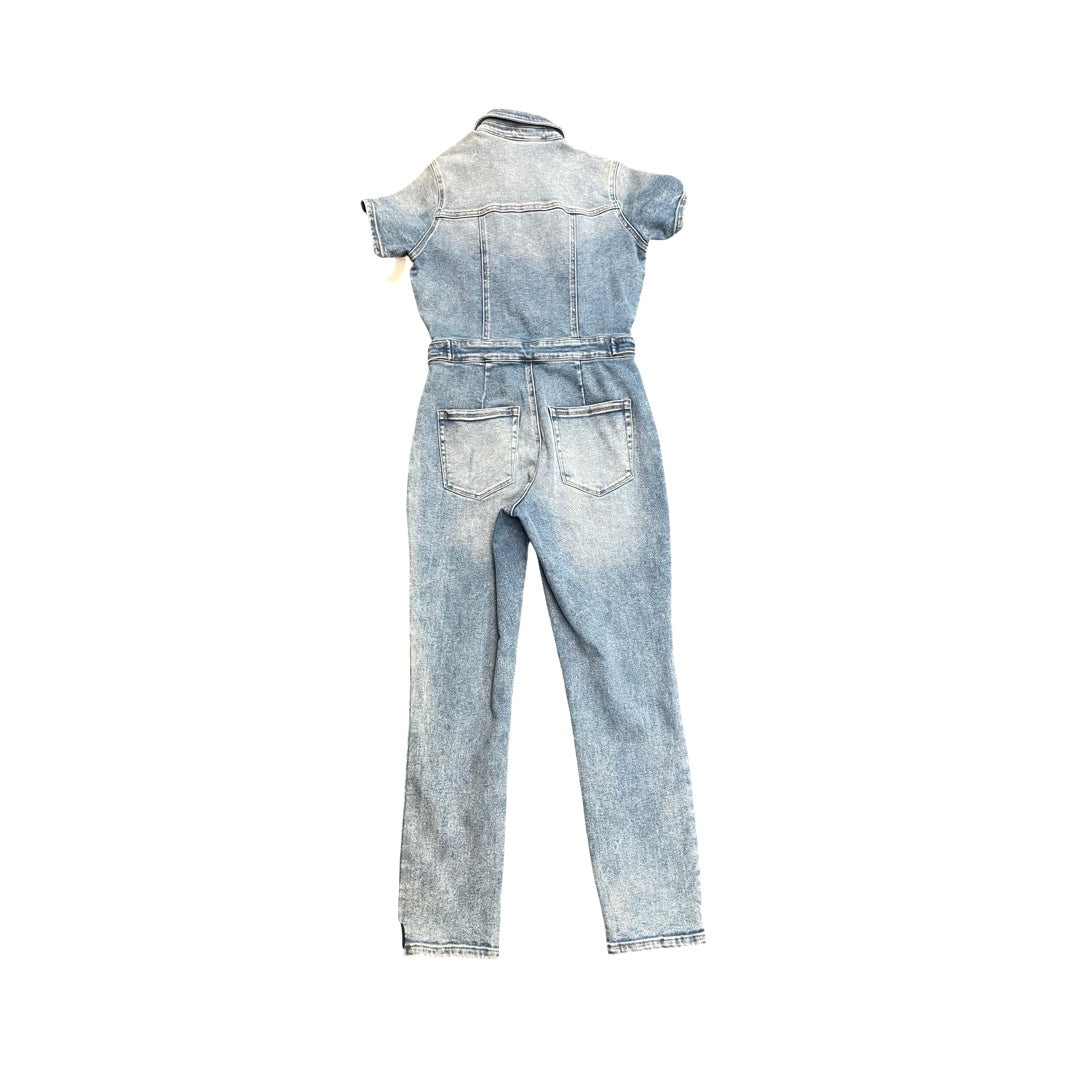 Jumpsuit By Intempo In Blue Denim, Size:4