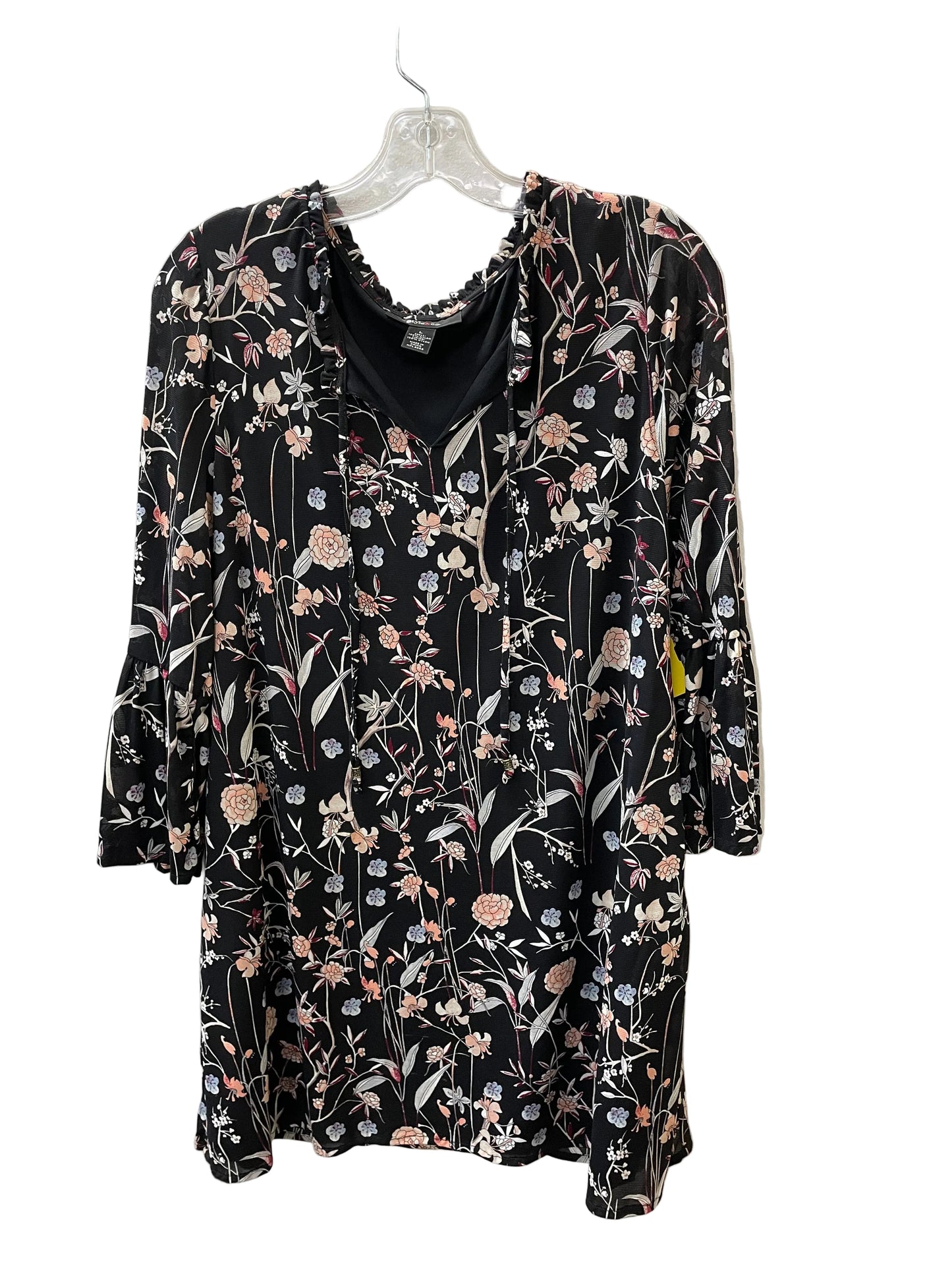Dress Casual Short By Style And Company In Floral Print, Size:L