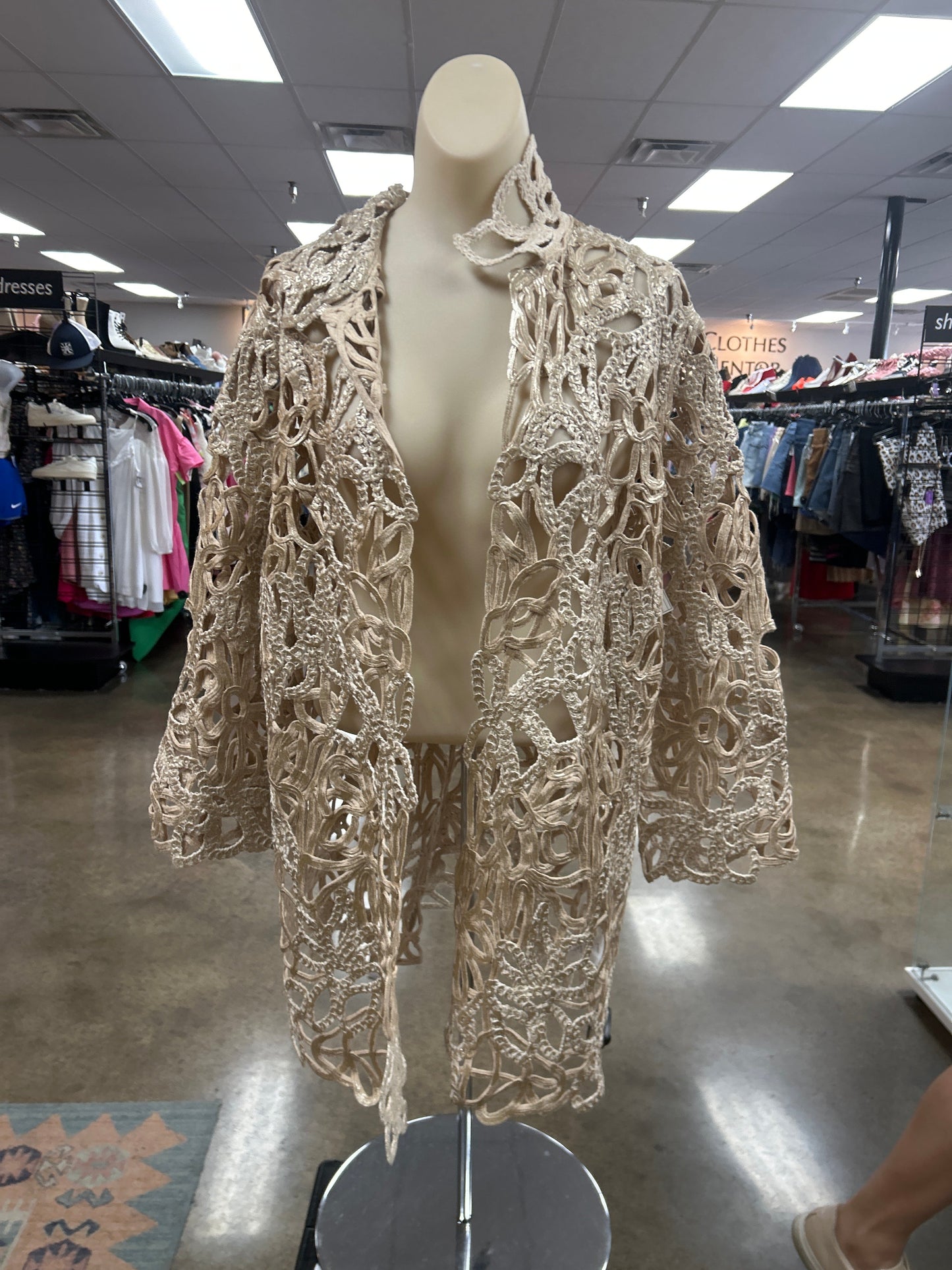 Cardigan By Cma In Tan, Size:S