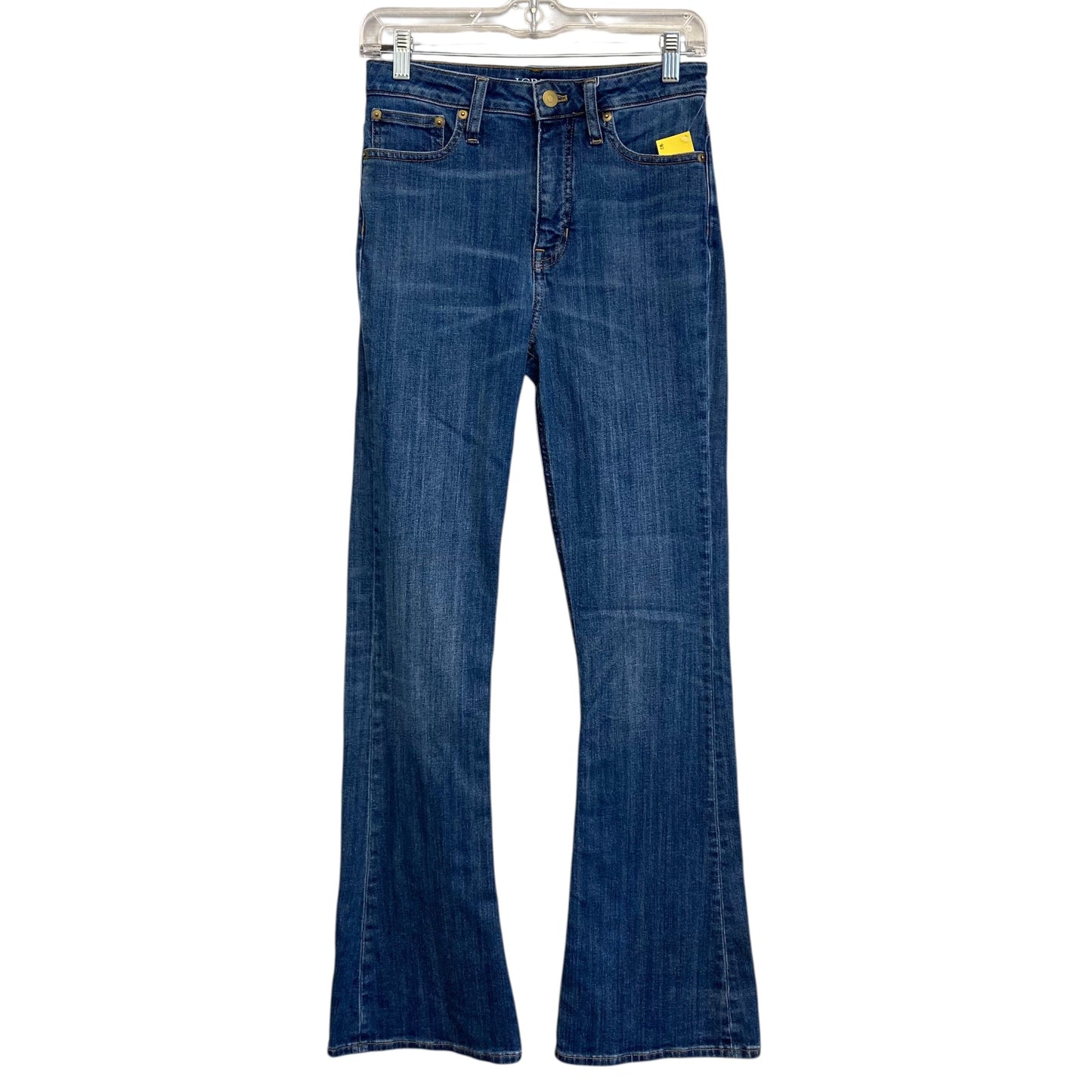 Jeans Flared By J. Crew In Blue Denim, Size:2