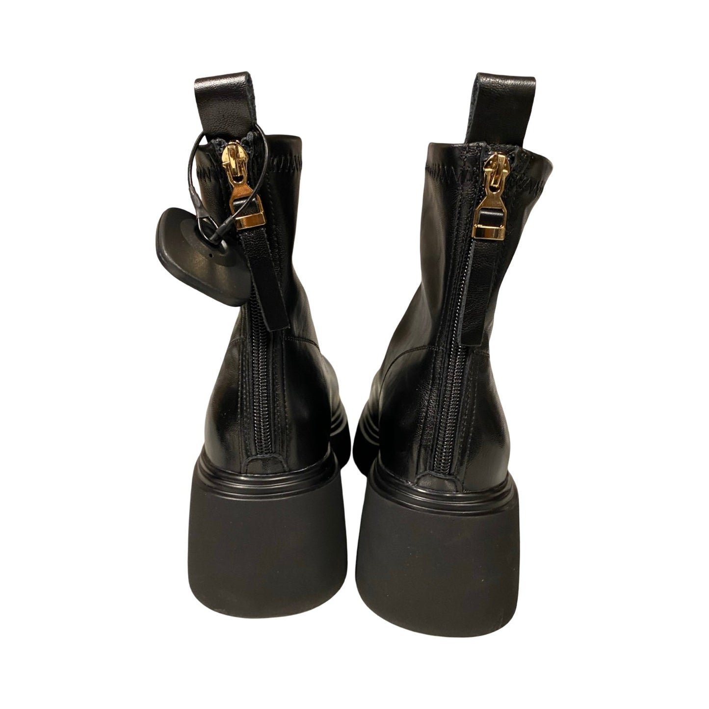 Boots Ankle Heels By Steve Madden In Black, Size:7.5