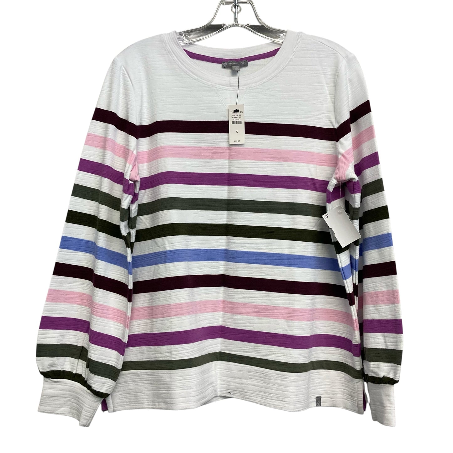 Top Ls By Talbots In Purple & White, Size:S