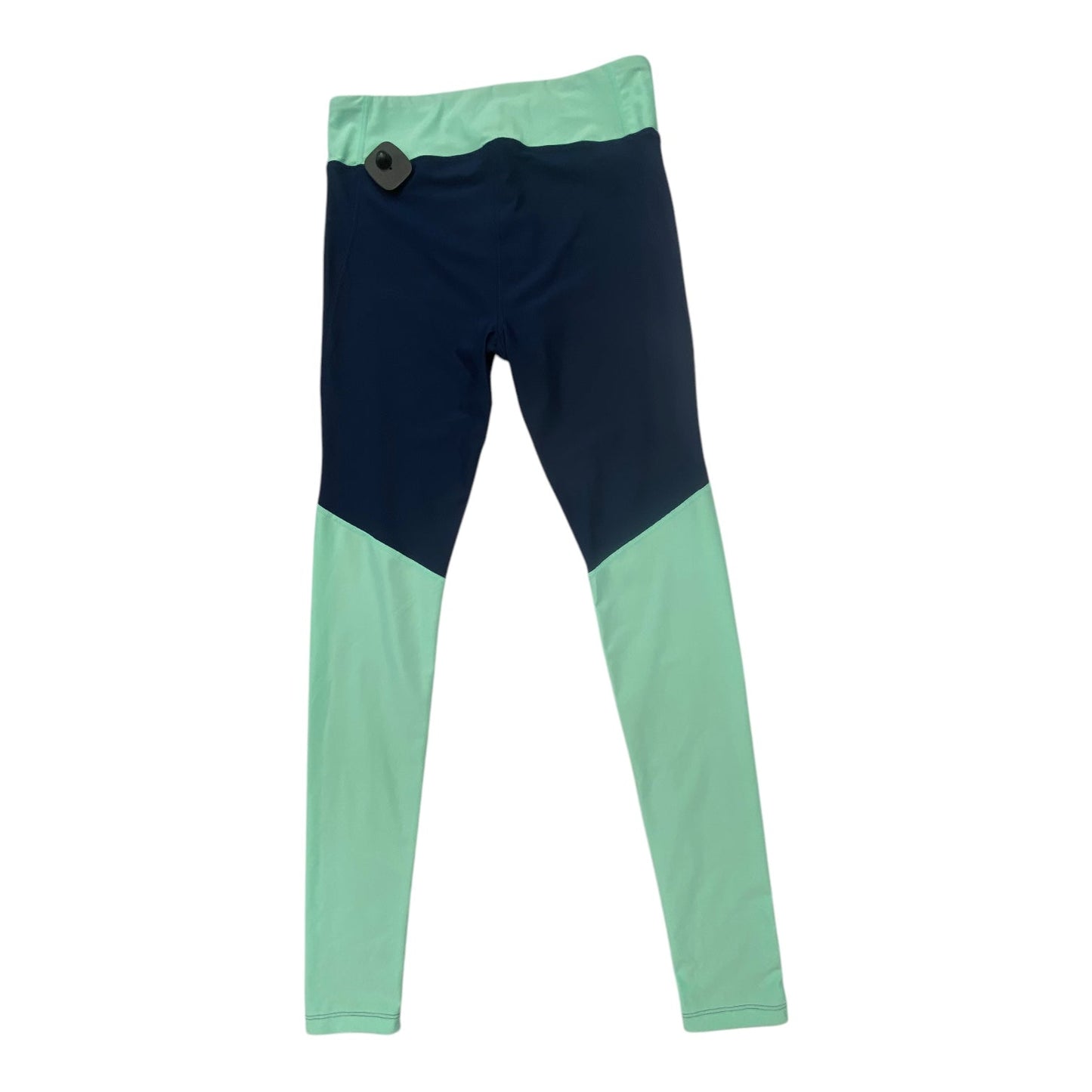 Athletic Leggings By Under Armour In Blue & Green, Size:M
