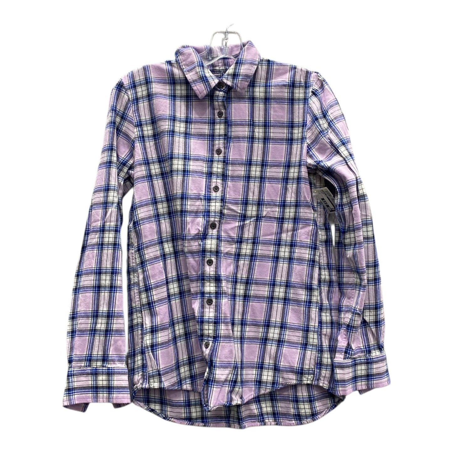 Blouse Ls By Lands End In Purple, Size:S