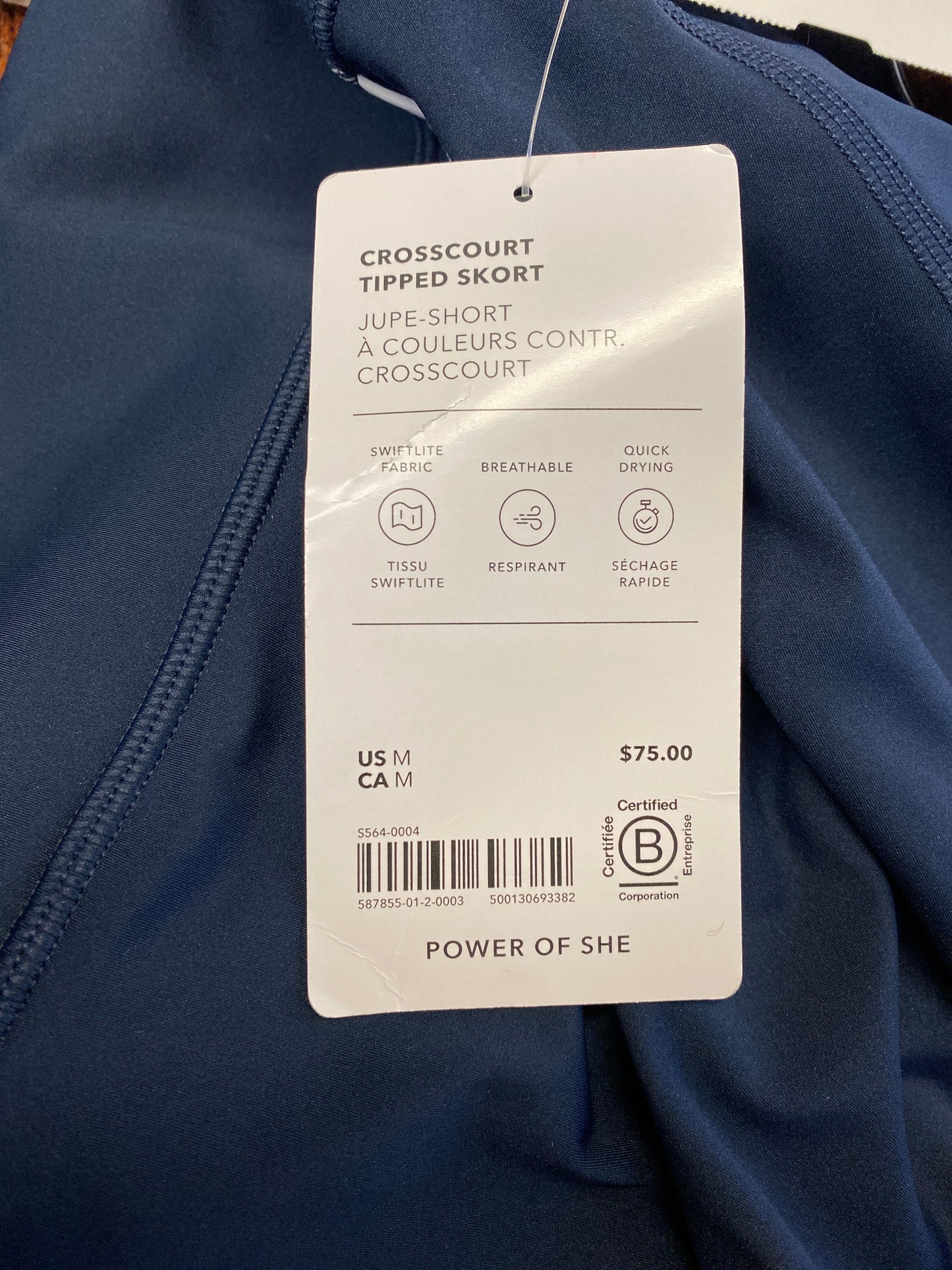 Athletic Skirt By Athleta In Blue, Size: M