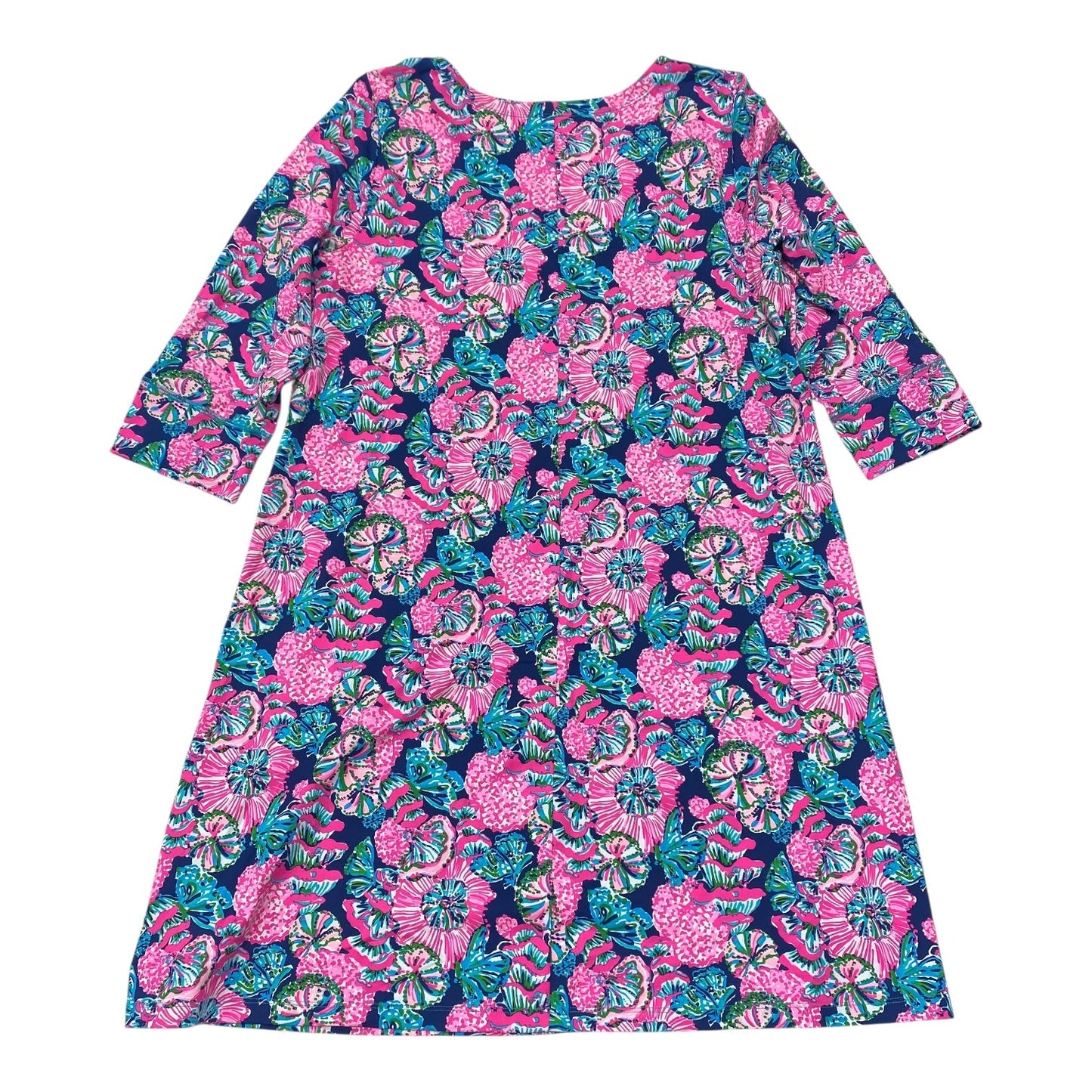 Dress Designer By Lilly Pulitzer In Blue & Pink, Size:Xl