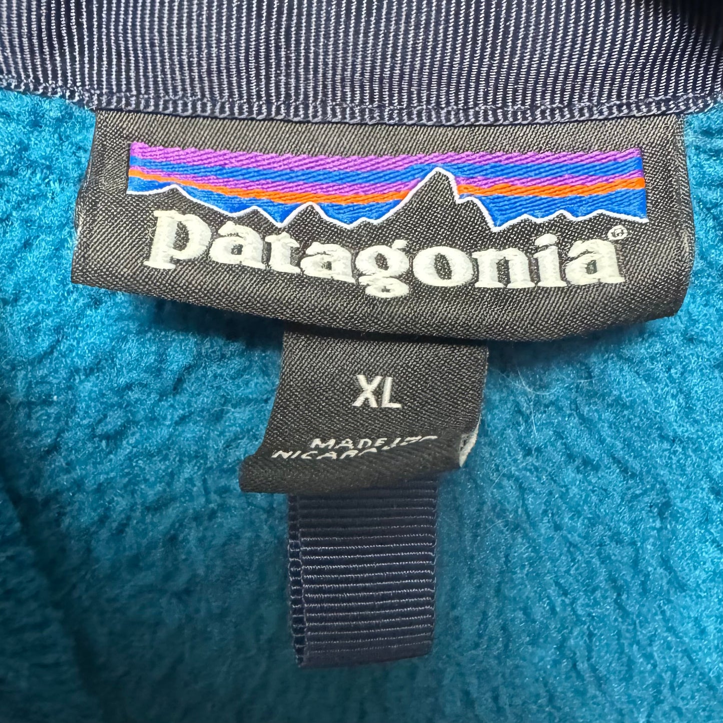Jacket Fleece By Patagonia In Blue, Size: Xl
