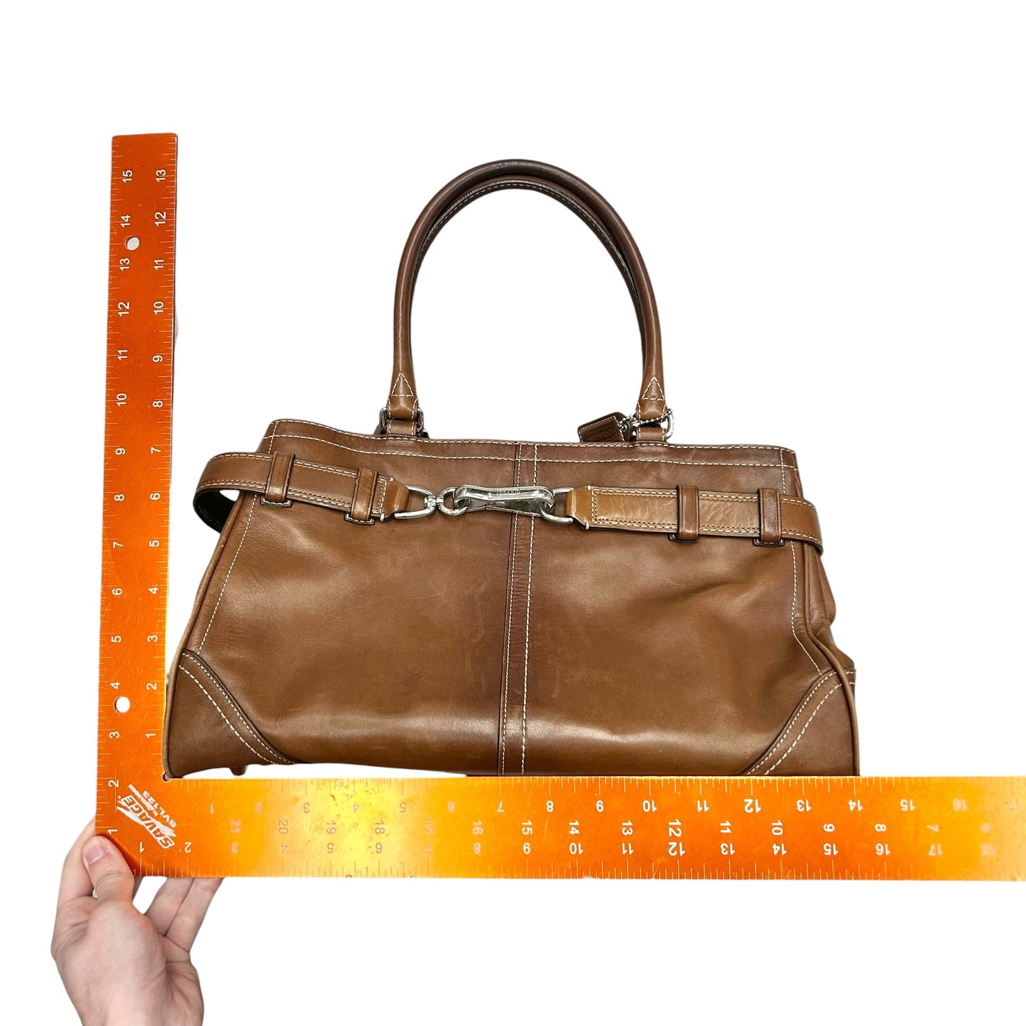 Handbag Designer By Coach, Size: Large