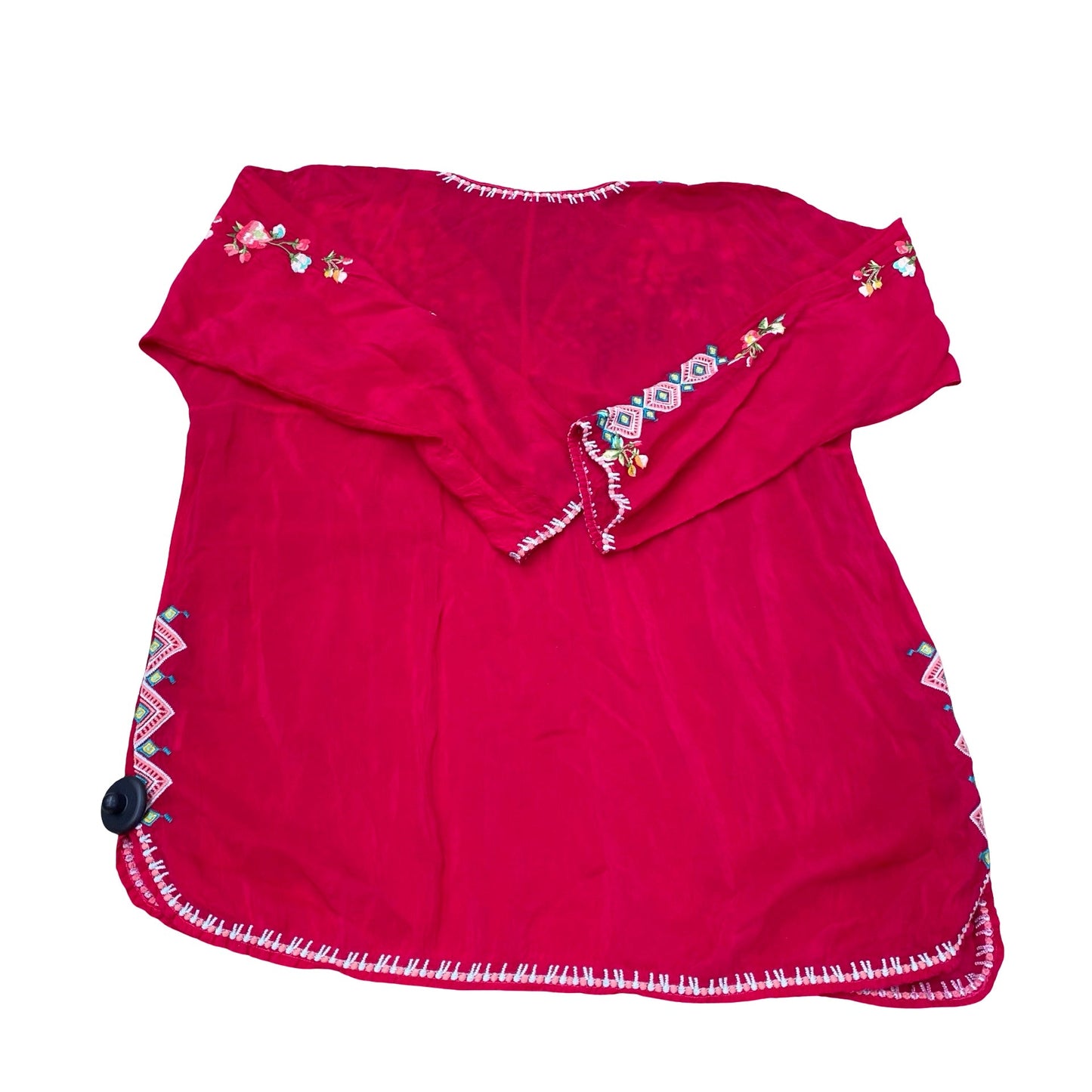 Top Ls Designer By Johnny Was In Pink, Size:Xlp
