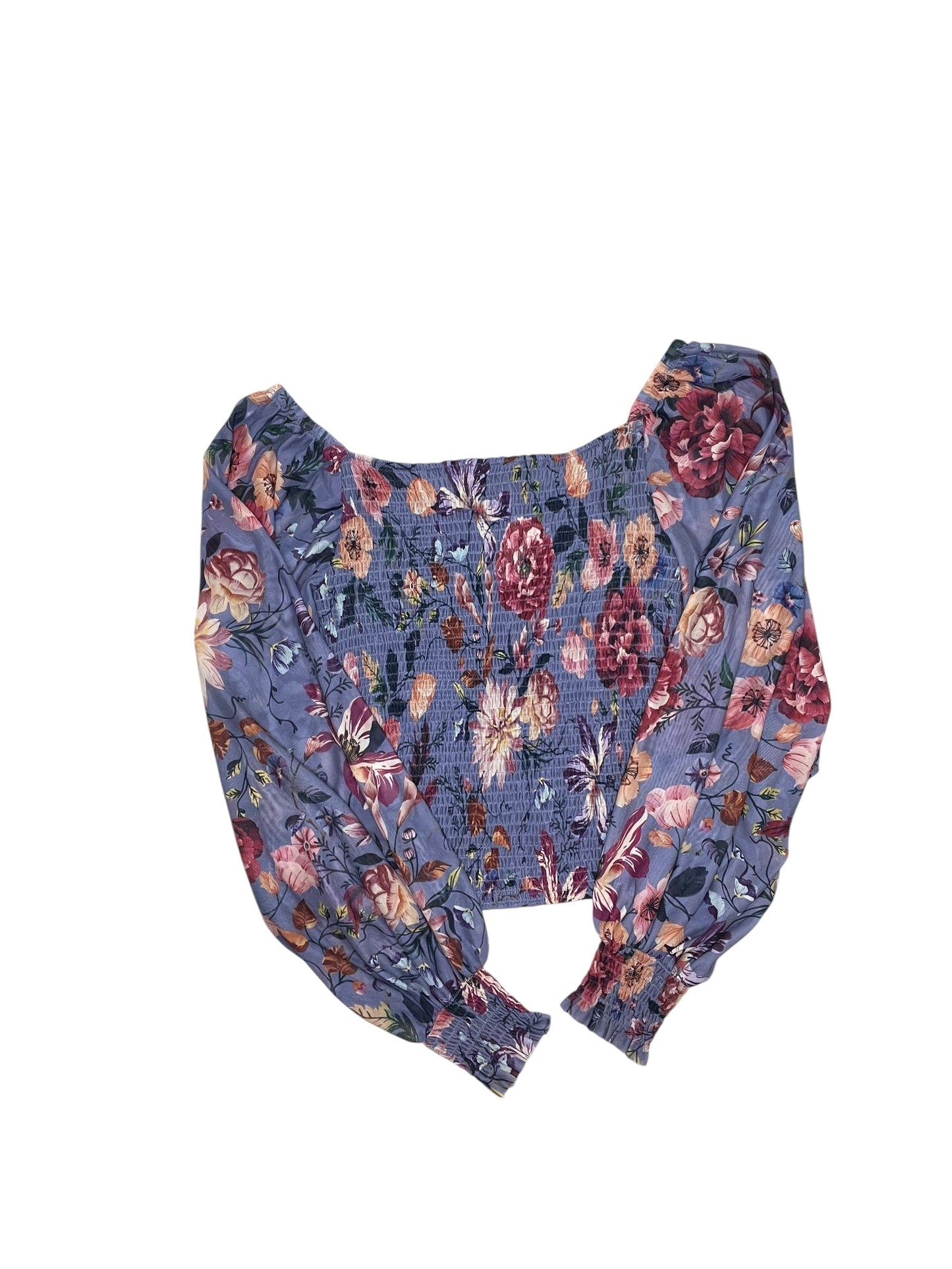 Blouse Ls By Anthropologie In Purple, Size:S