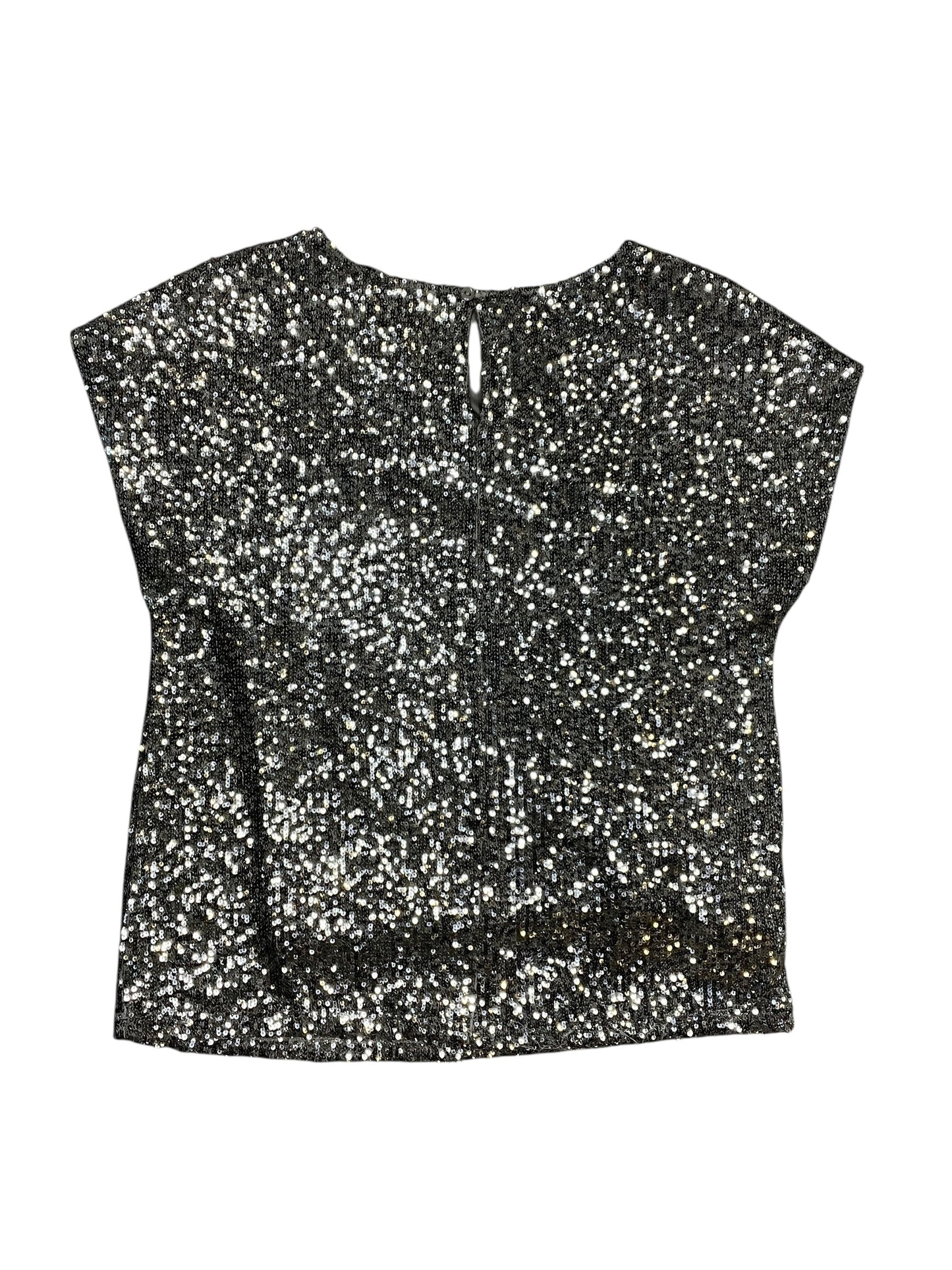 Top Sleeveless By Rachel Zoe In Silver, Size:S