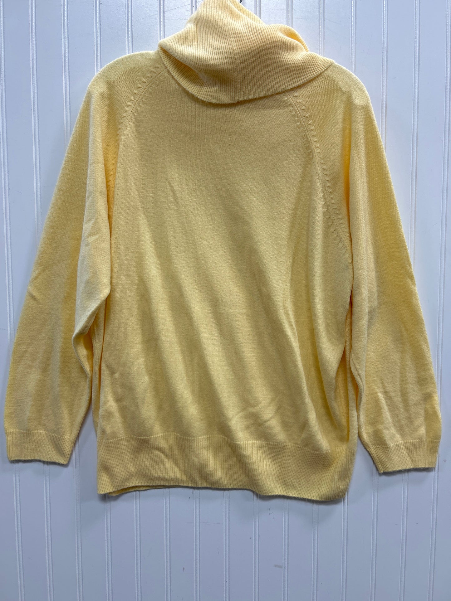 Sweater By Chaus In Yellow, Size:L
