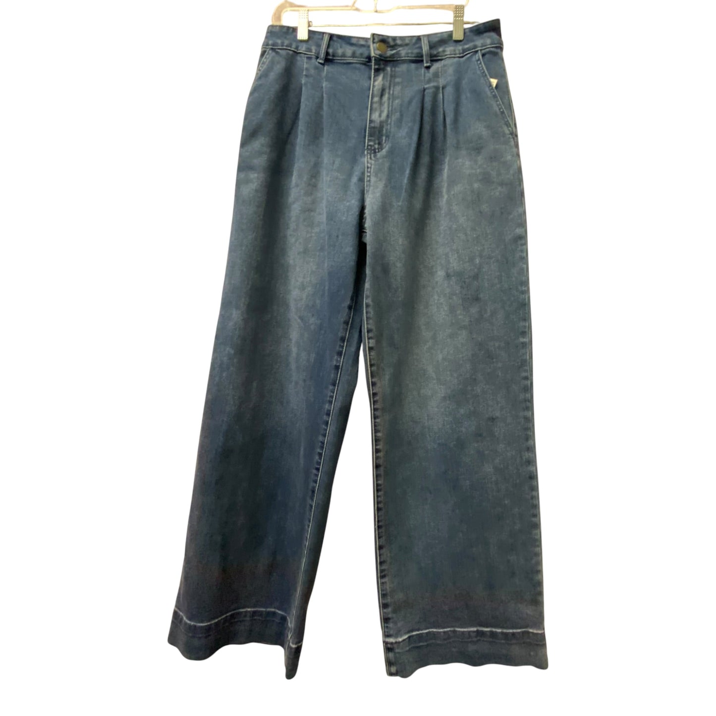 Jeans Wide Leg By Bagatelle In Blue Denim, Size:10