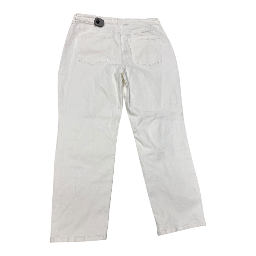 Jeans Straight By Dear John In White Denim, Size:12