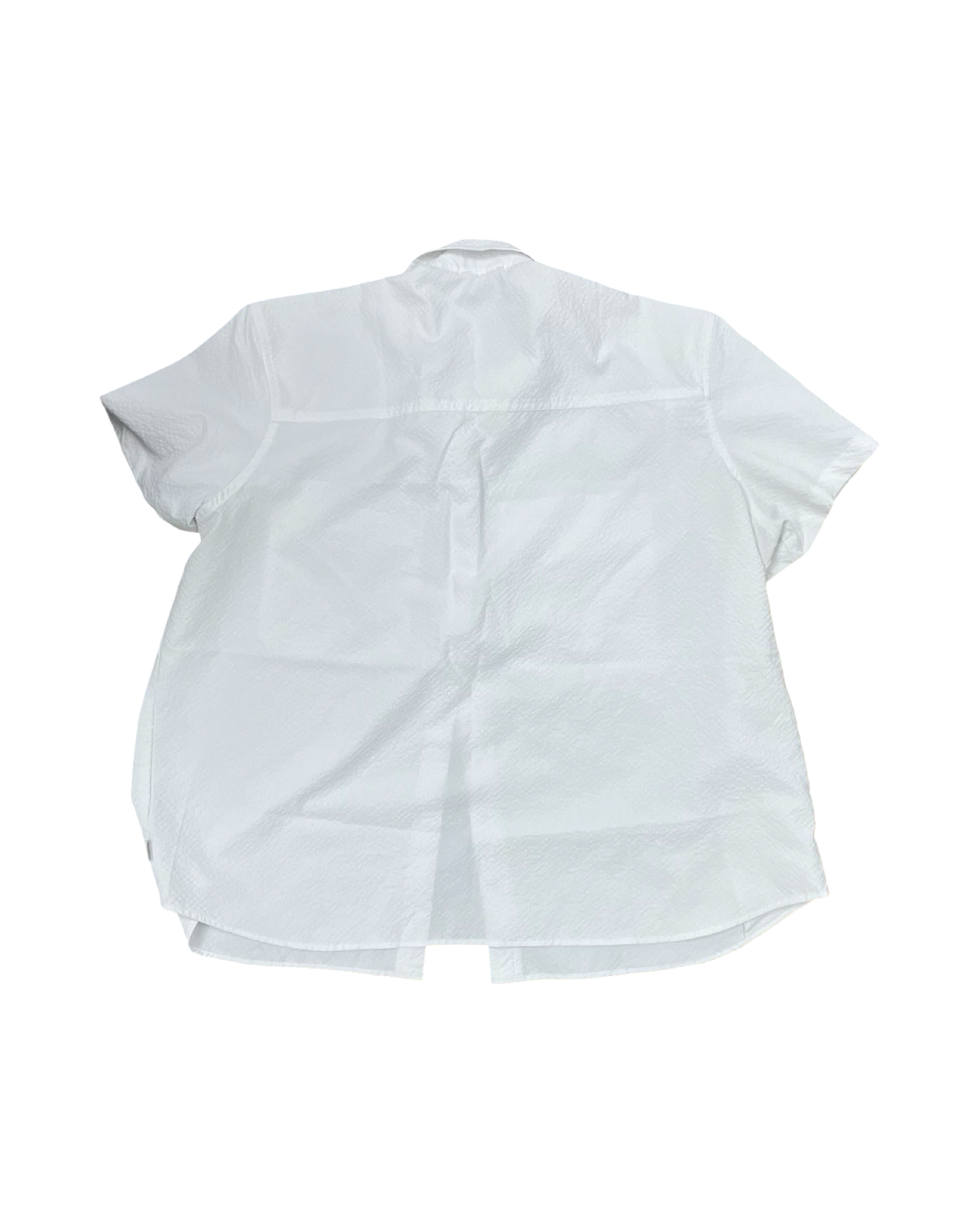 Blouse Ss By Eddie Bauer In White, Size:Xl
