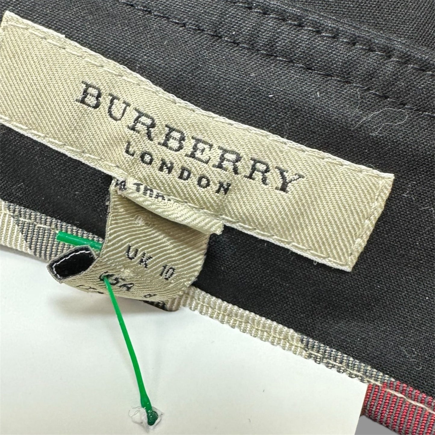 Zip front Dress Luxury Designer By Burberry In Black, Size: 8