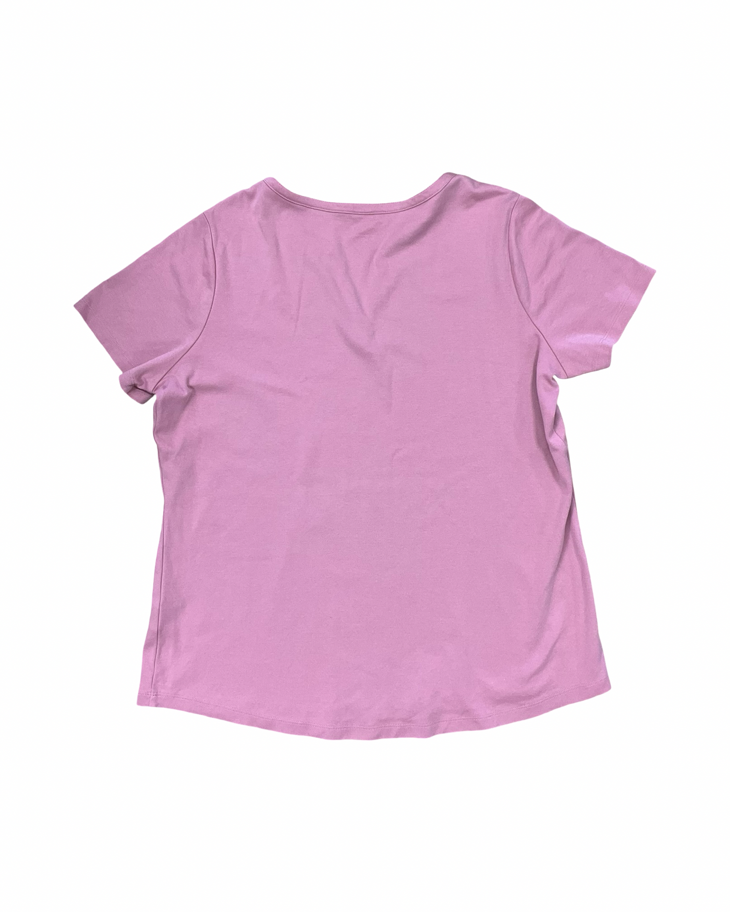 Top Ss Basic By L.L. Bean In Pink, Size:Xl