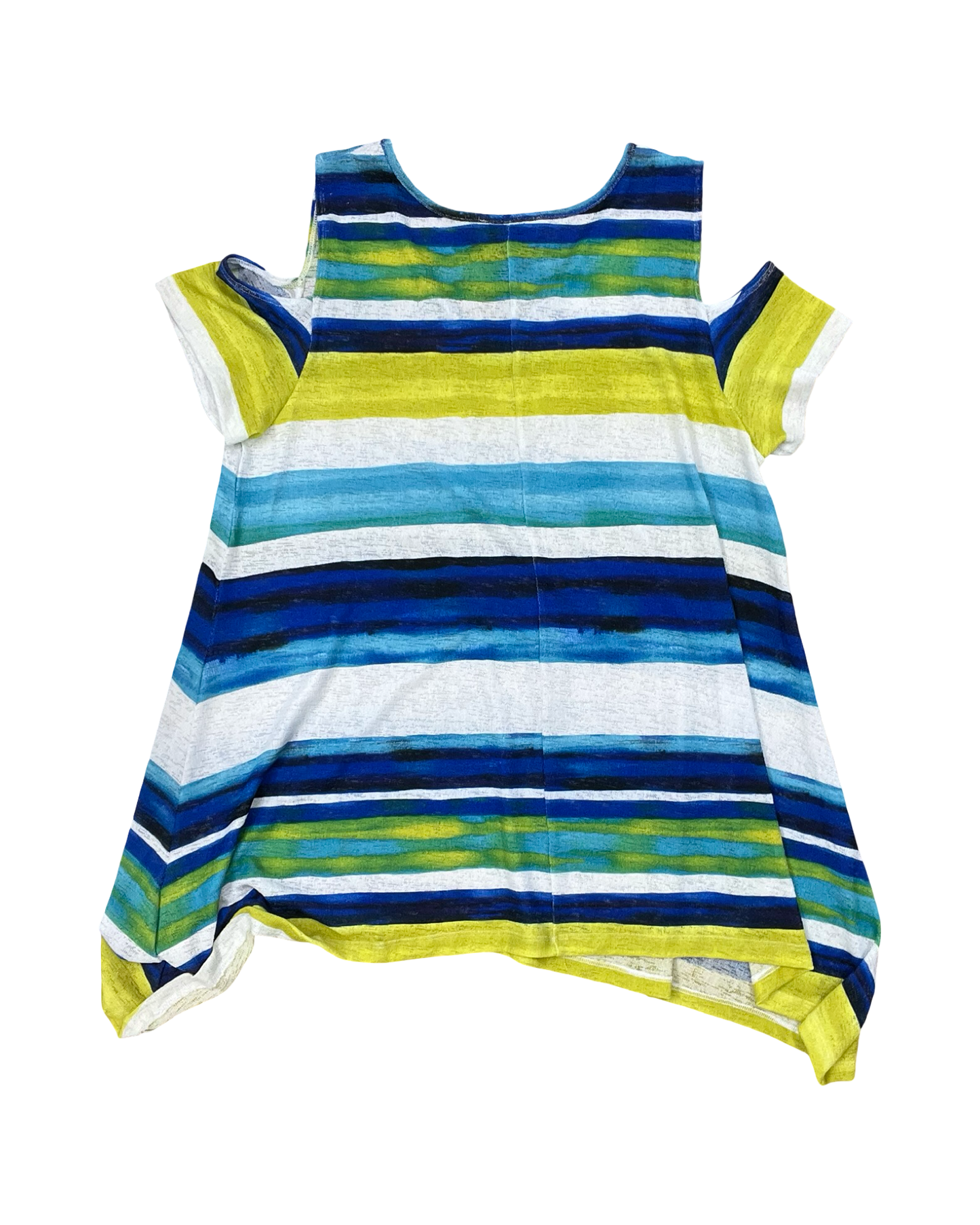 Top Ss By Clothes Mentor In Blue & Green, Size:Xl