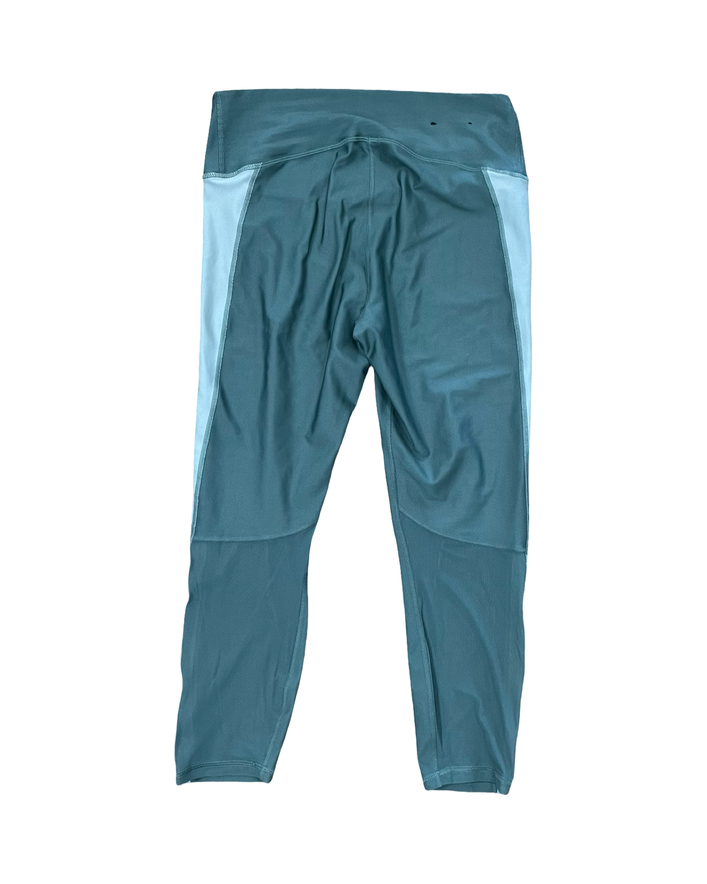 Athletic Leggings Capris By Under Armour In Green, Size:L