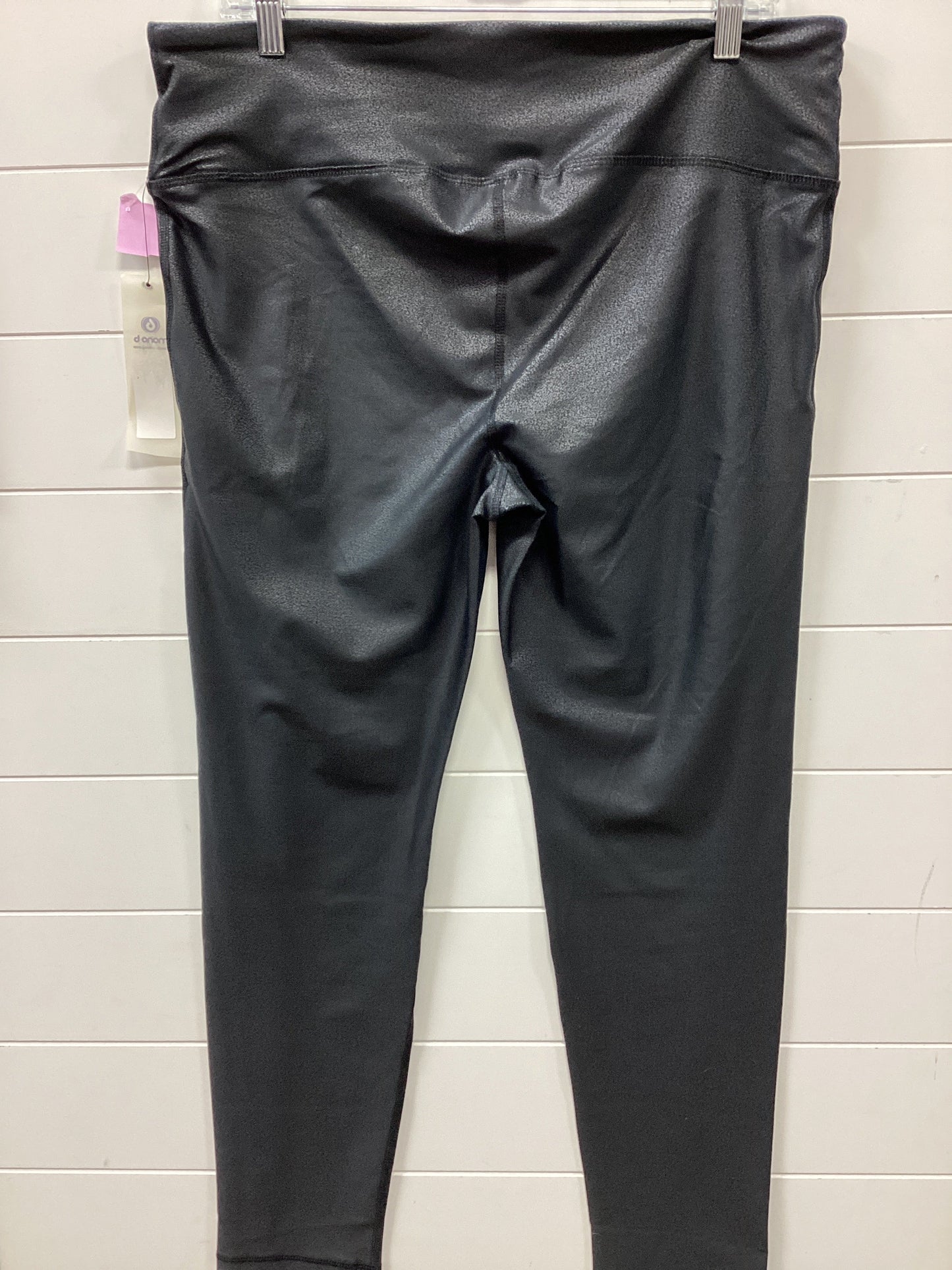 Athletic Leggings By Mono B In Black, Size:2X
