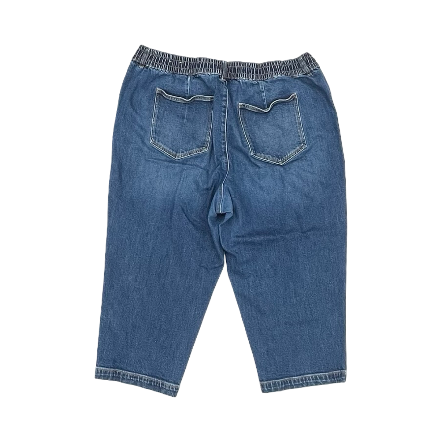 Jeans Cropped By Lane Bryant In Blue Denim, Size:20