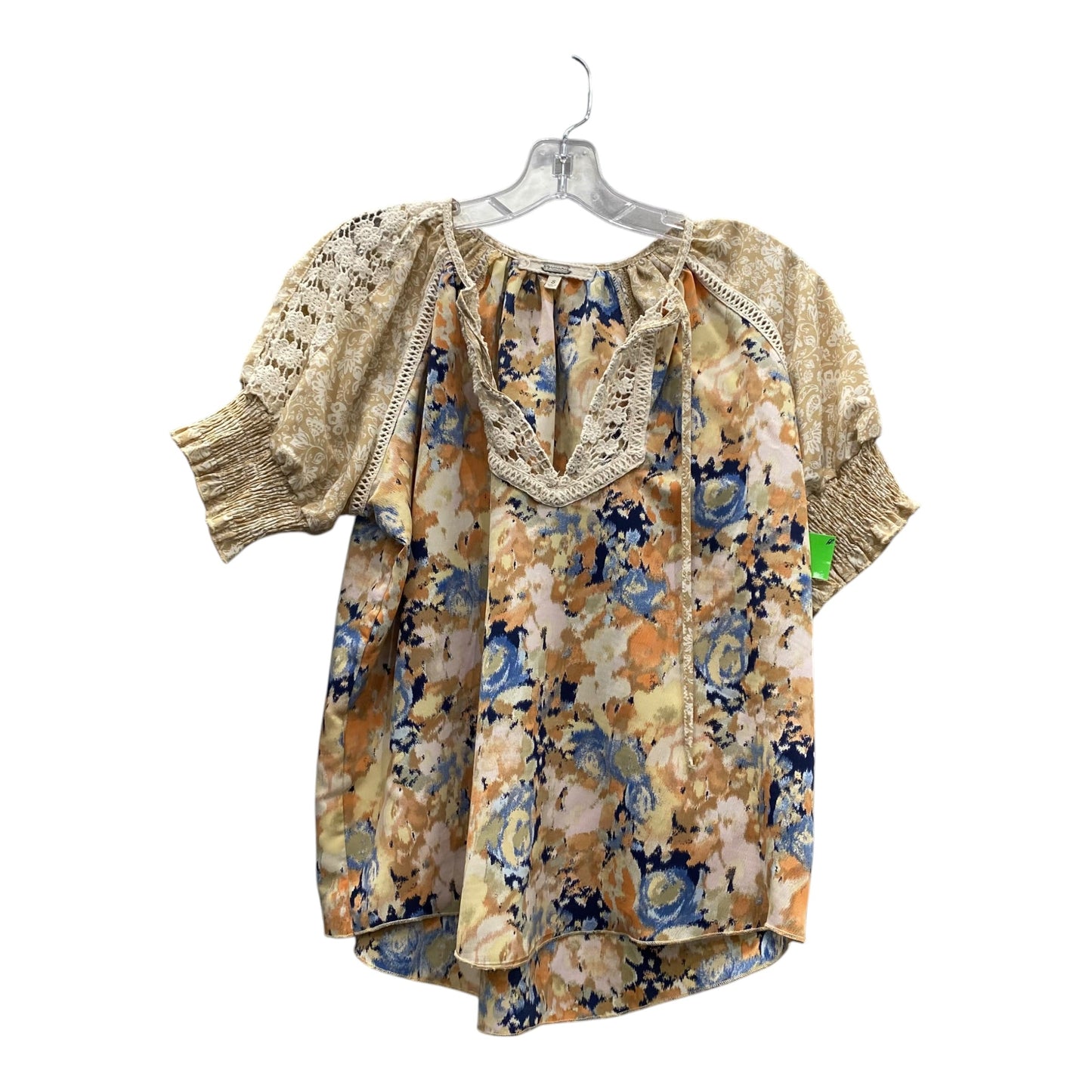 Top Ss By Gimnicks In Orange & Tan, Size:S