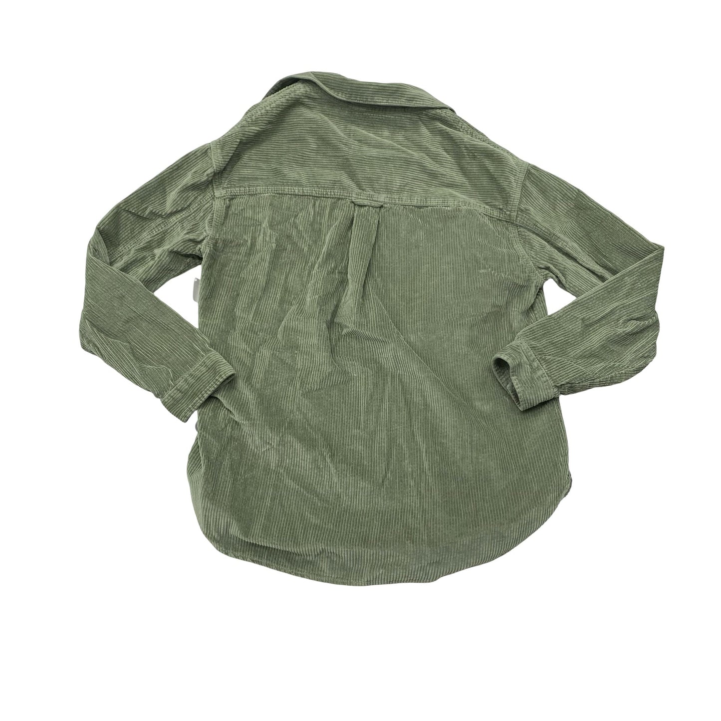 Jacket Shirt By American Eagle In Green, Size:S