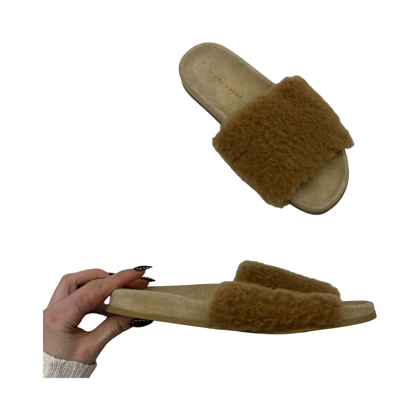 Sandals Flats By Jenni Kayne In Tan, Size:7.5