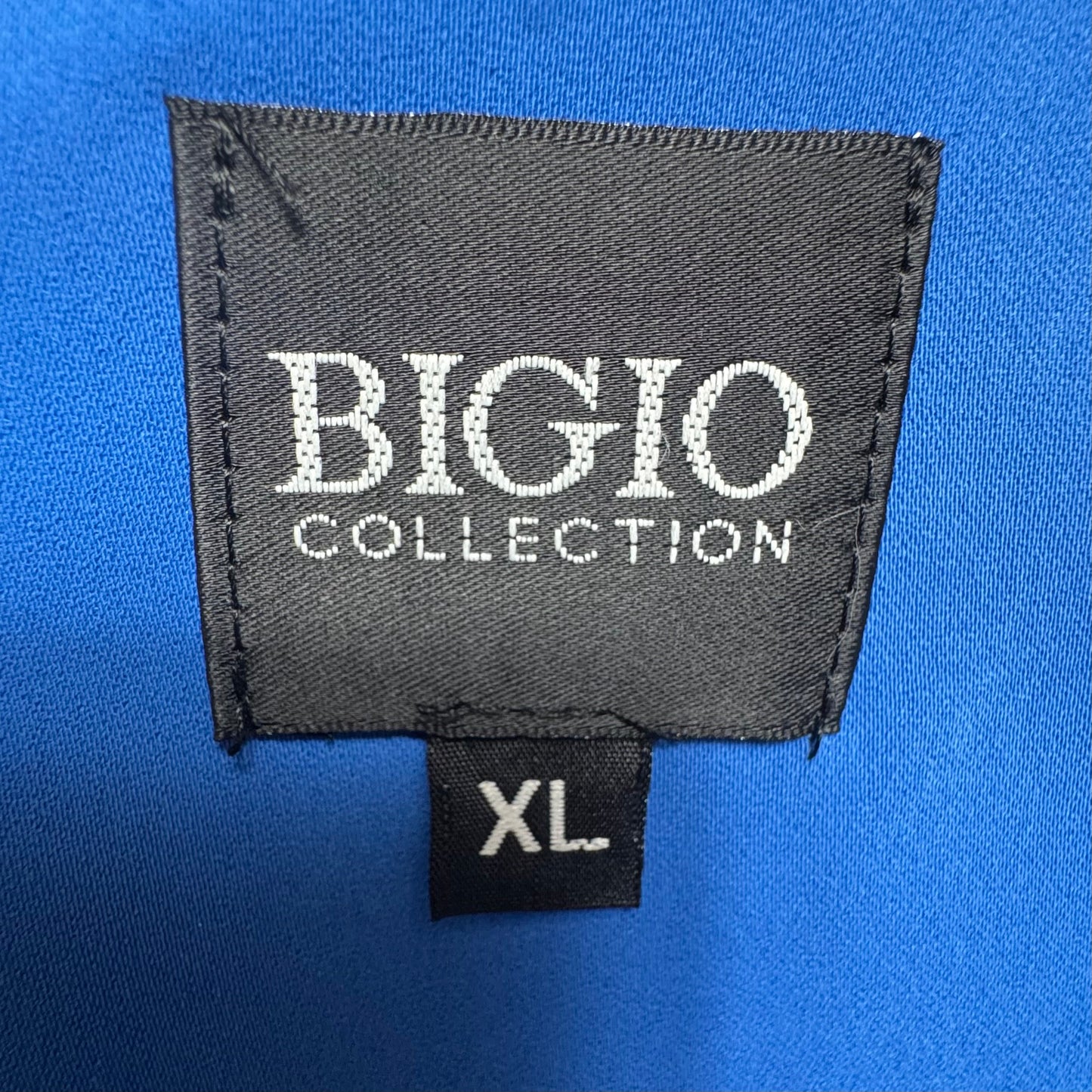 Dress Casual Short By Bigio Collection In Blue, Size: Xl